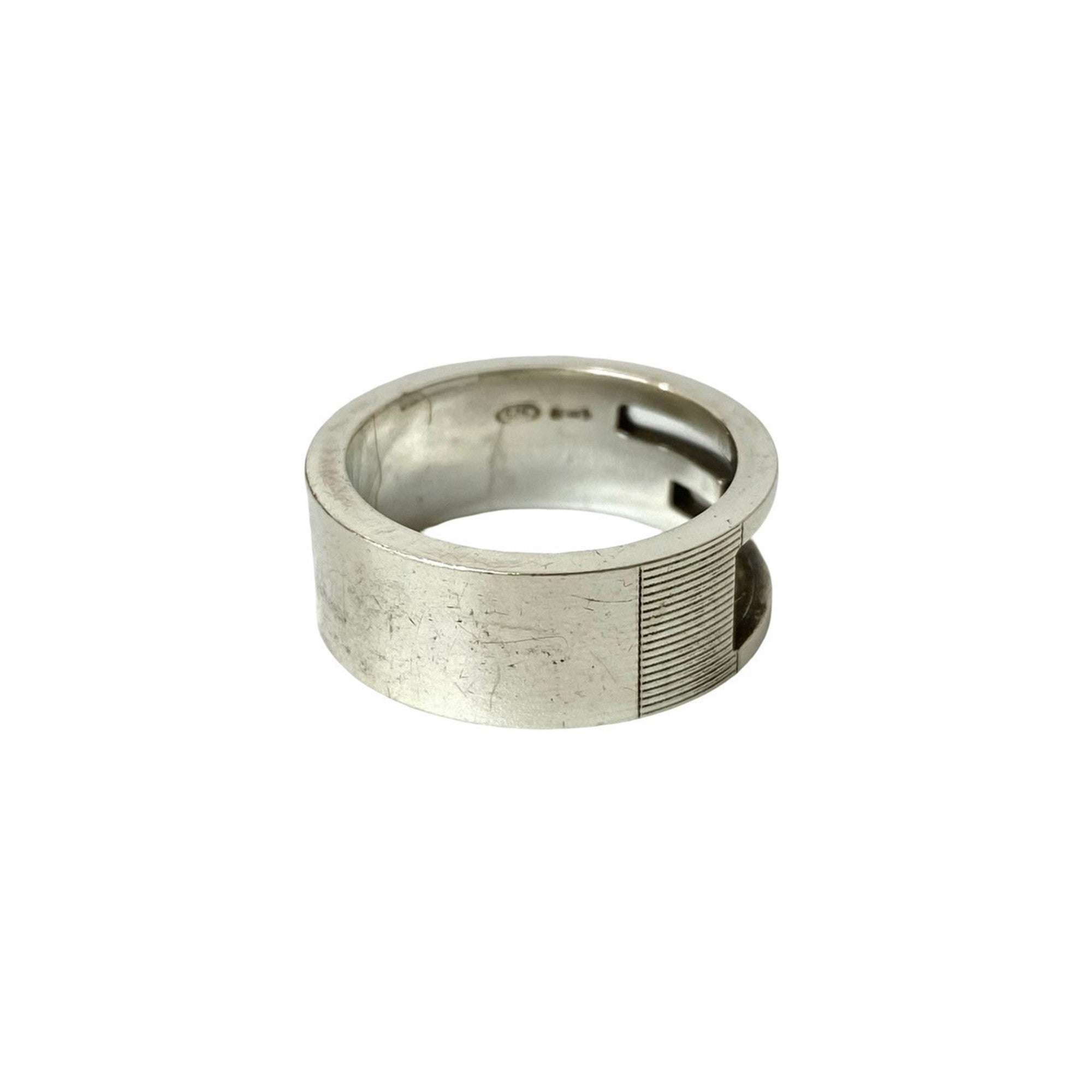 Square G Ring Sterling Silver