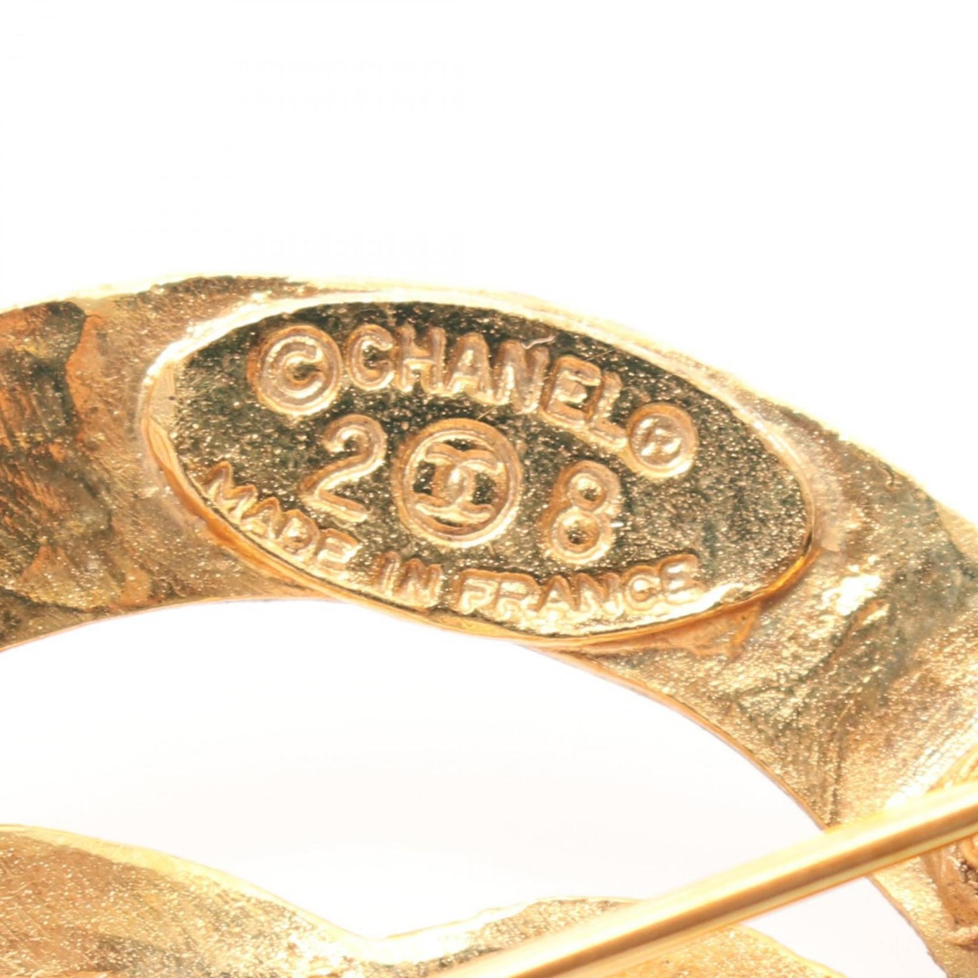 CC Logo Brooch Metal