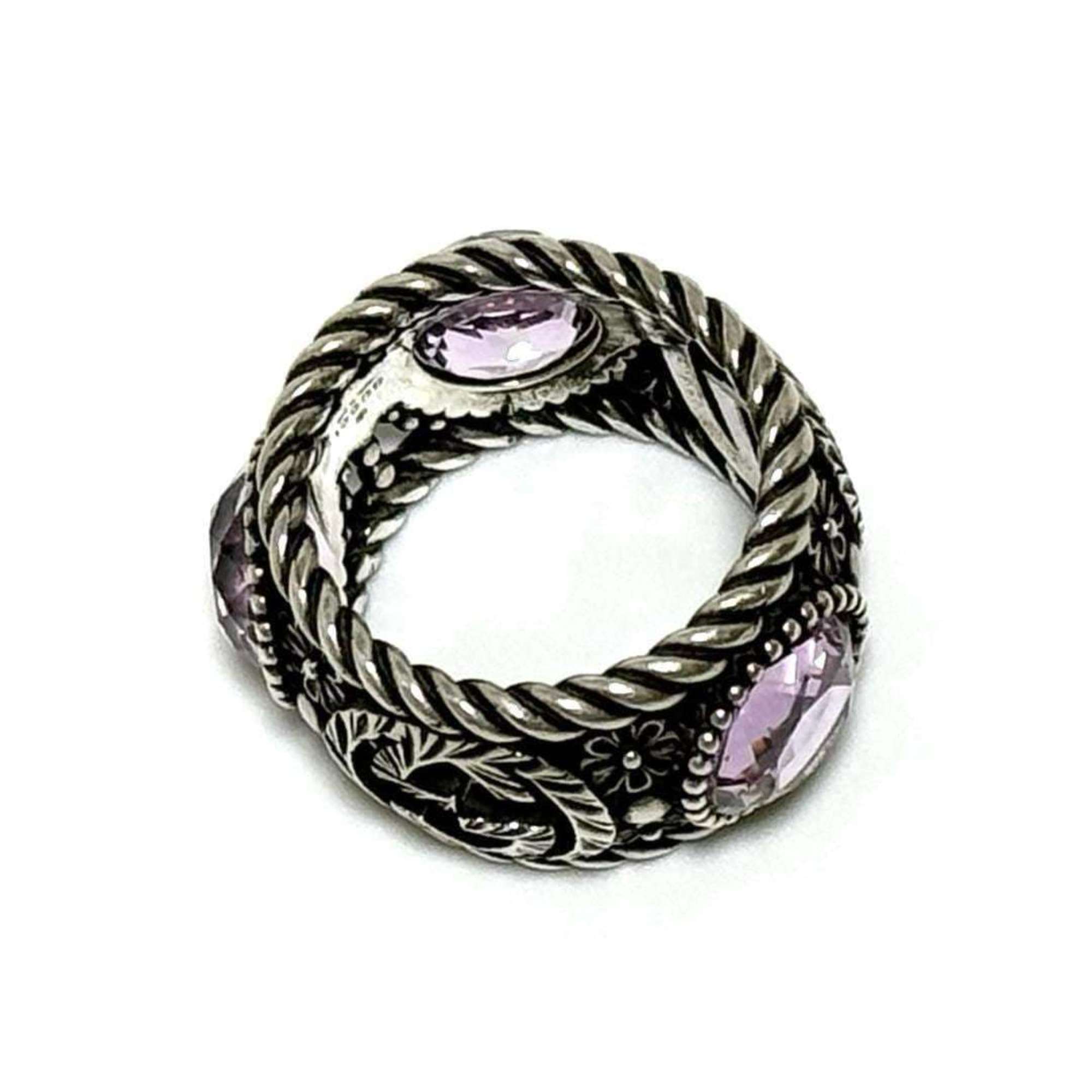 Ring Sterling Silver with Rhinestone