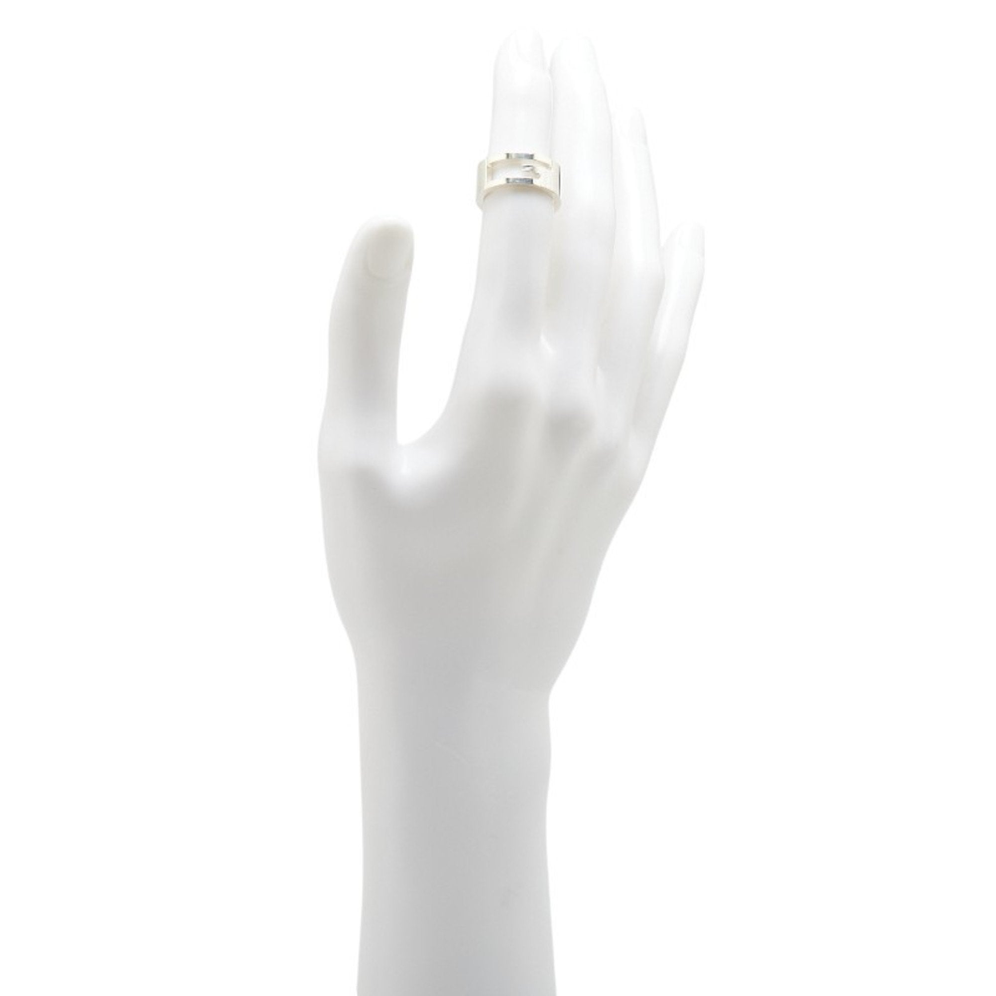 Cutout G Ring Sterling Silver