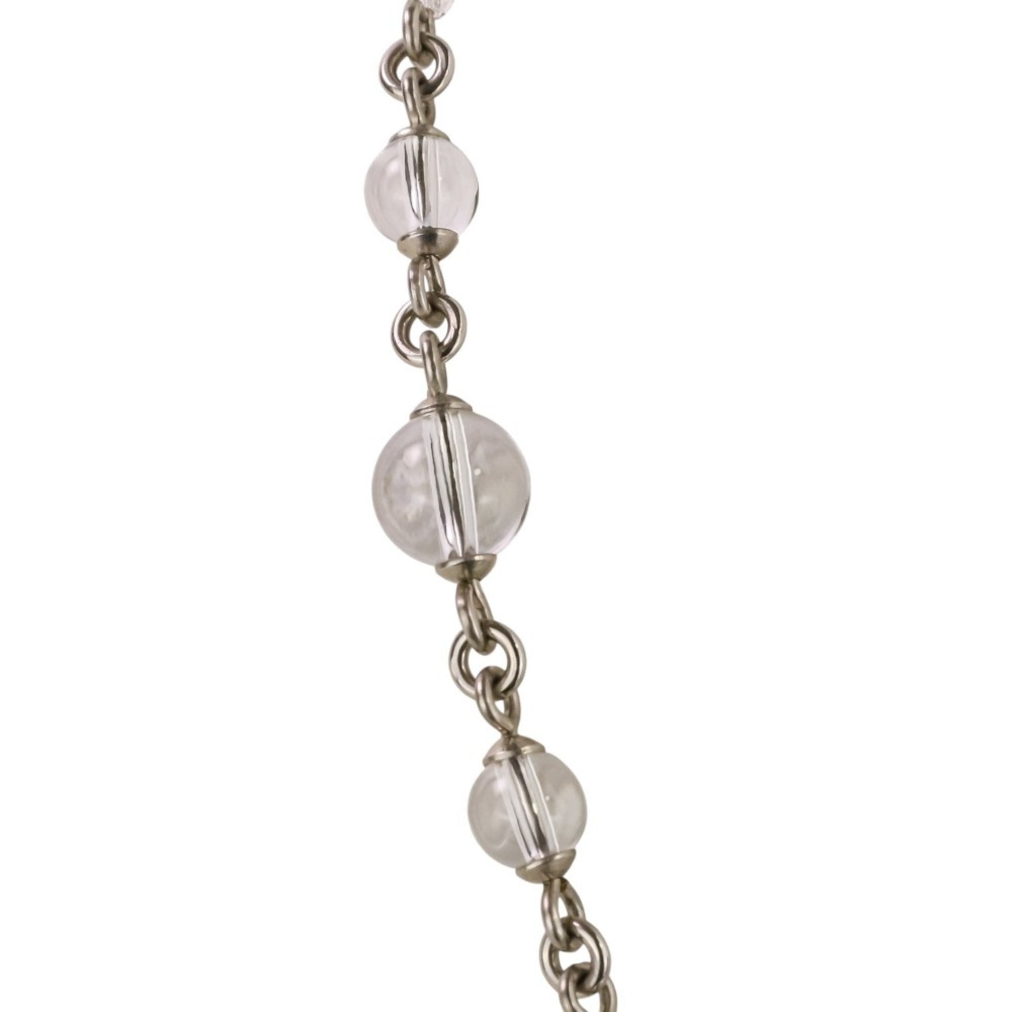 CC Logo Pendant Necklace Sterling Silver