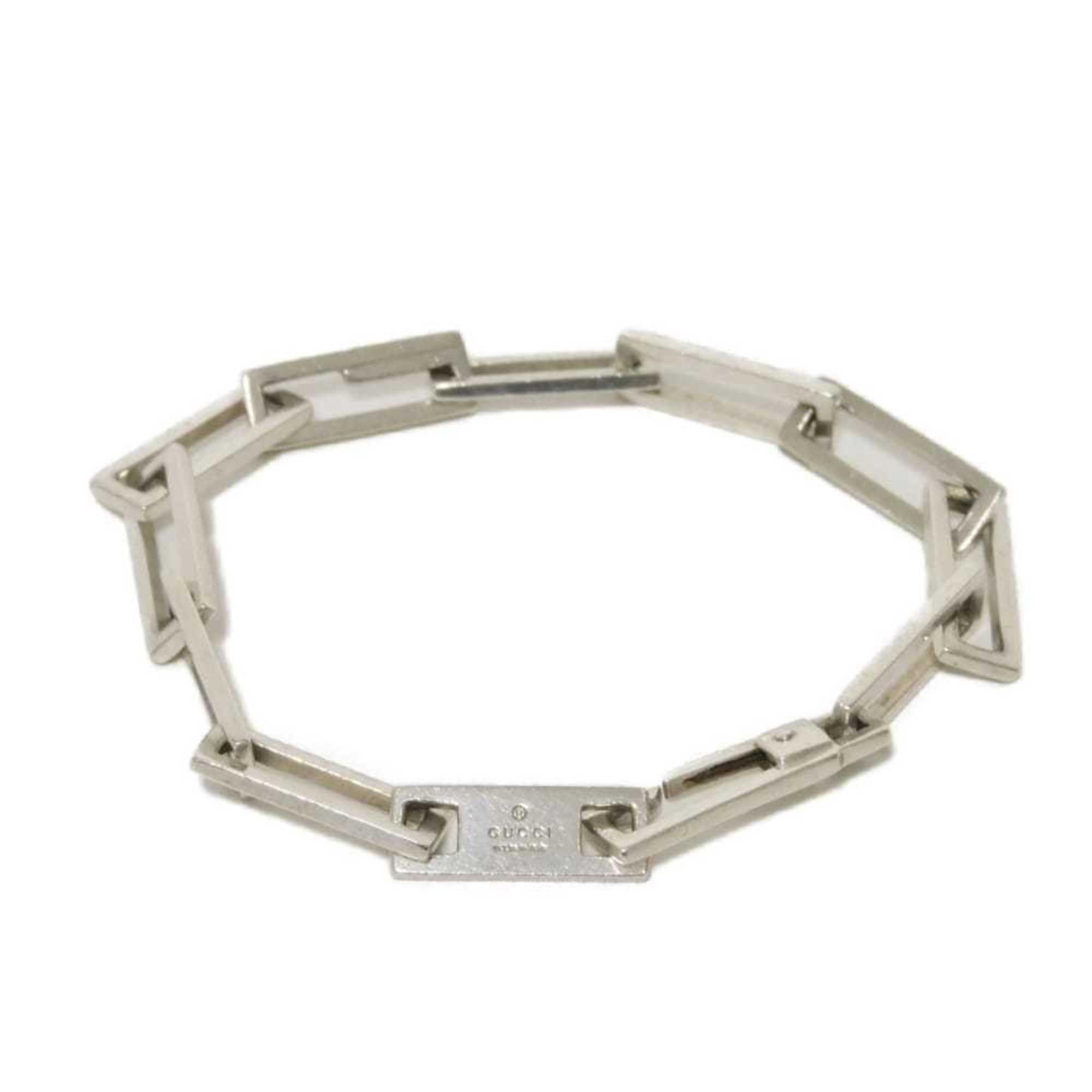 G Mark Bracelet Sterling Silver