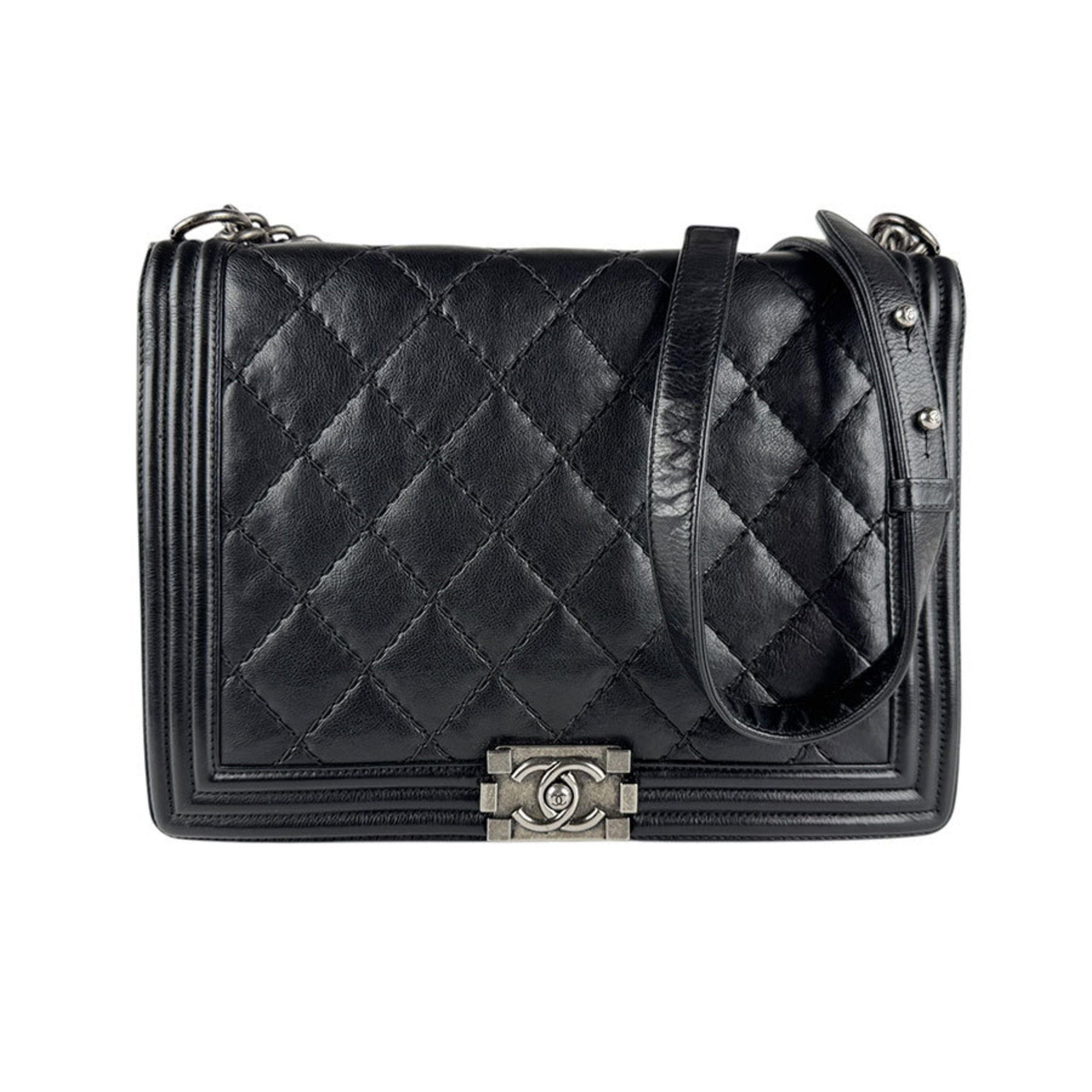 Boy Flap Bag Quilted Calfskin New Medium