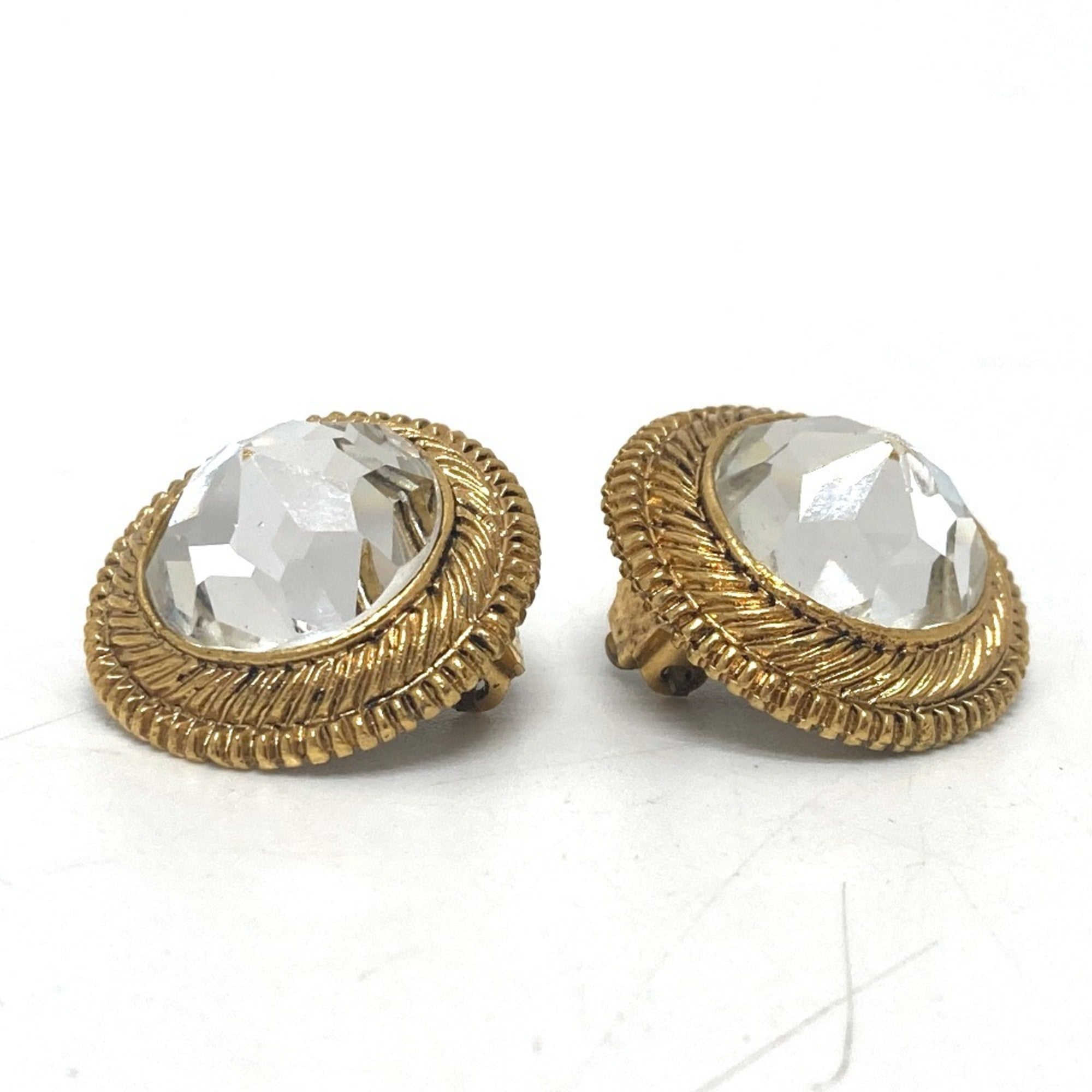Clip-On Earrings Clip-On Gold-Tone Metal
