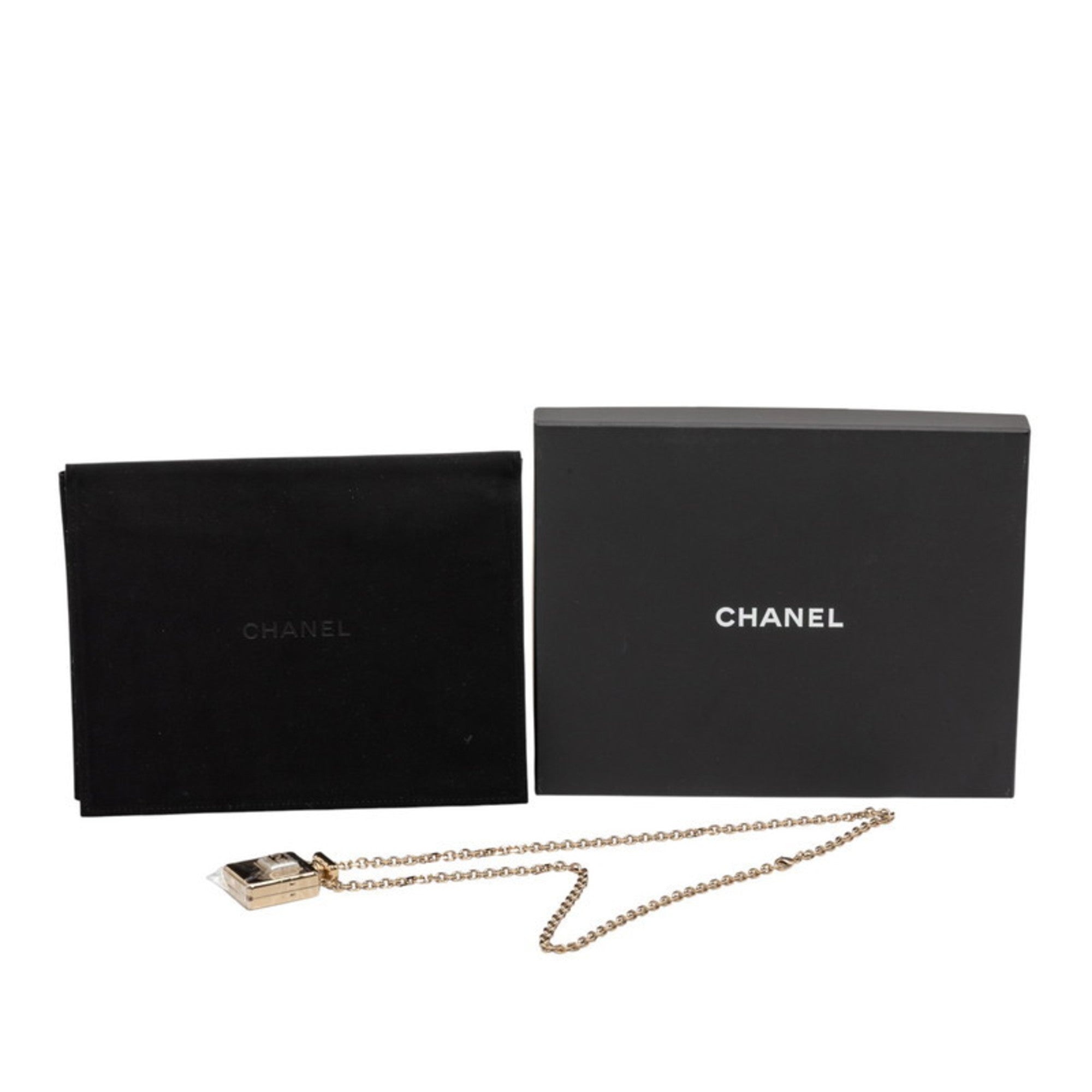 CC Logo Pendant Necklace Metal