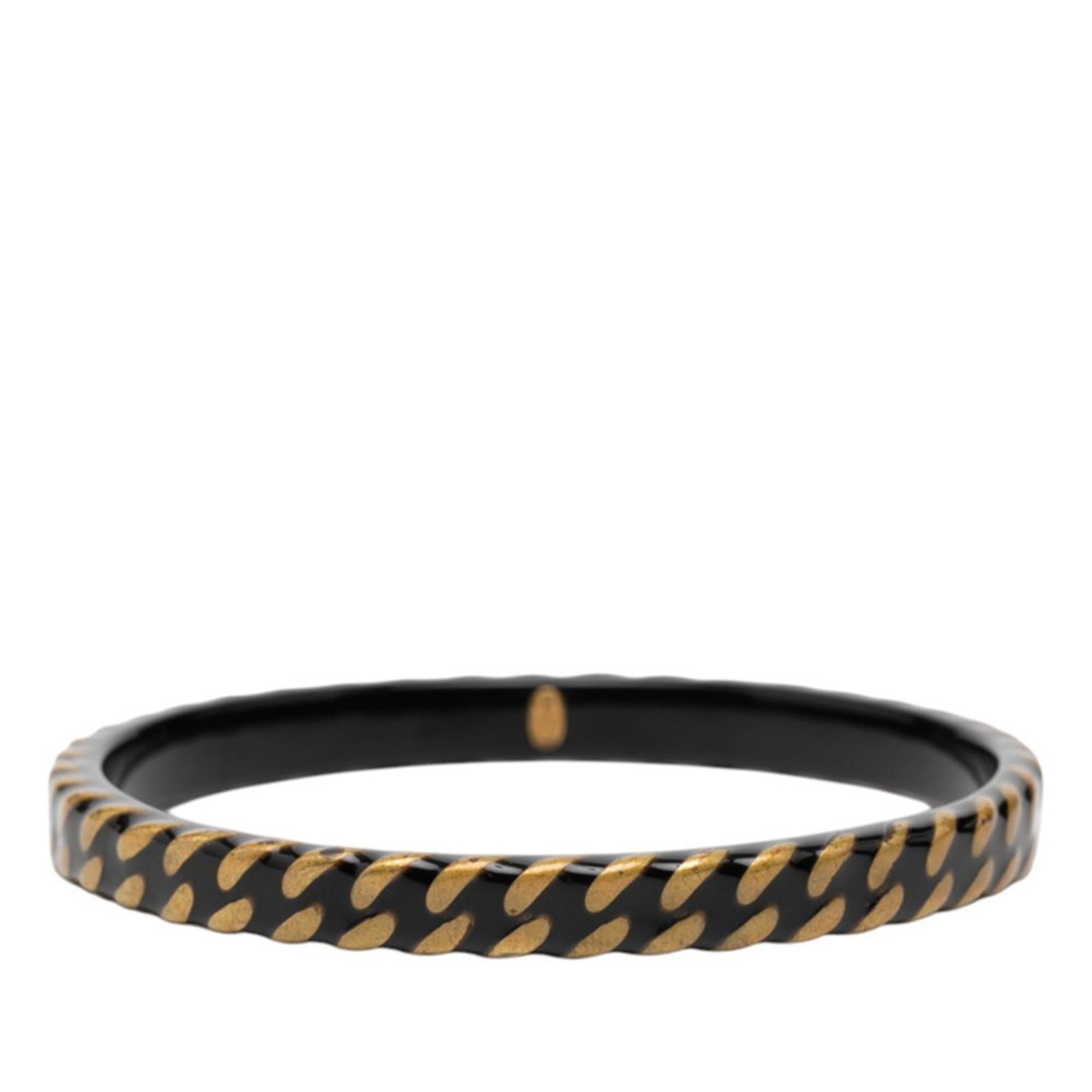 Vintage Bracelet Metal Black and Gold