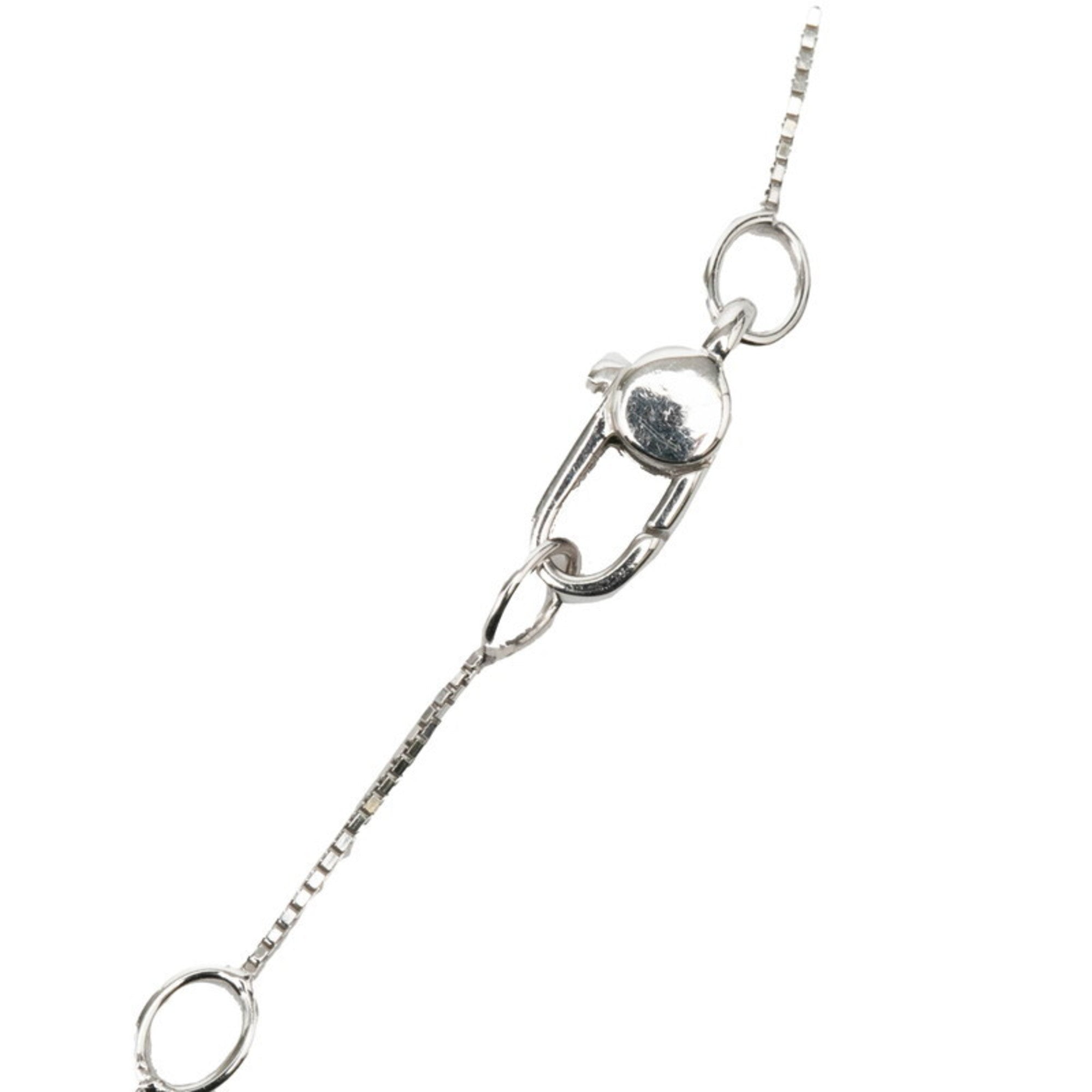 Pendant Necklace 18K White Gold with Diamond