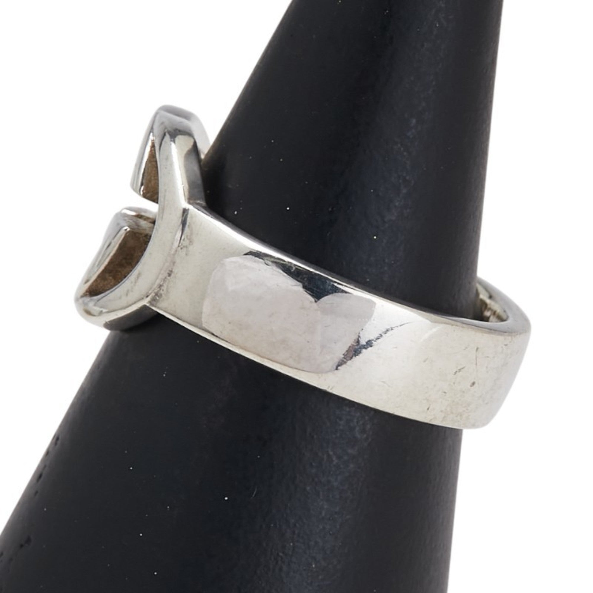 Interlocking G Ring Sterling Silver