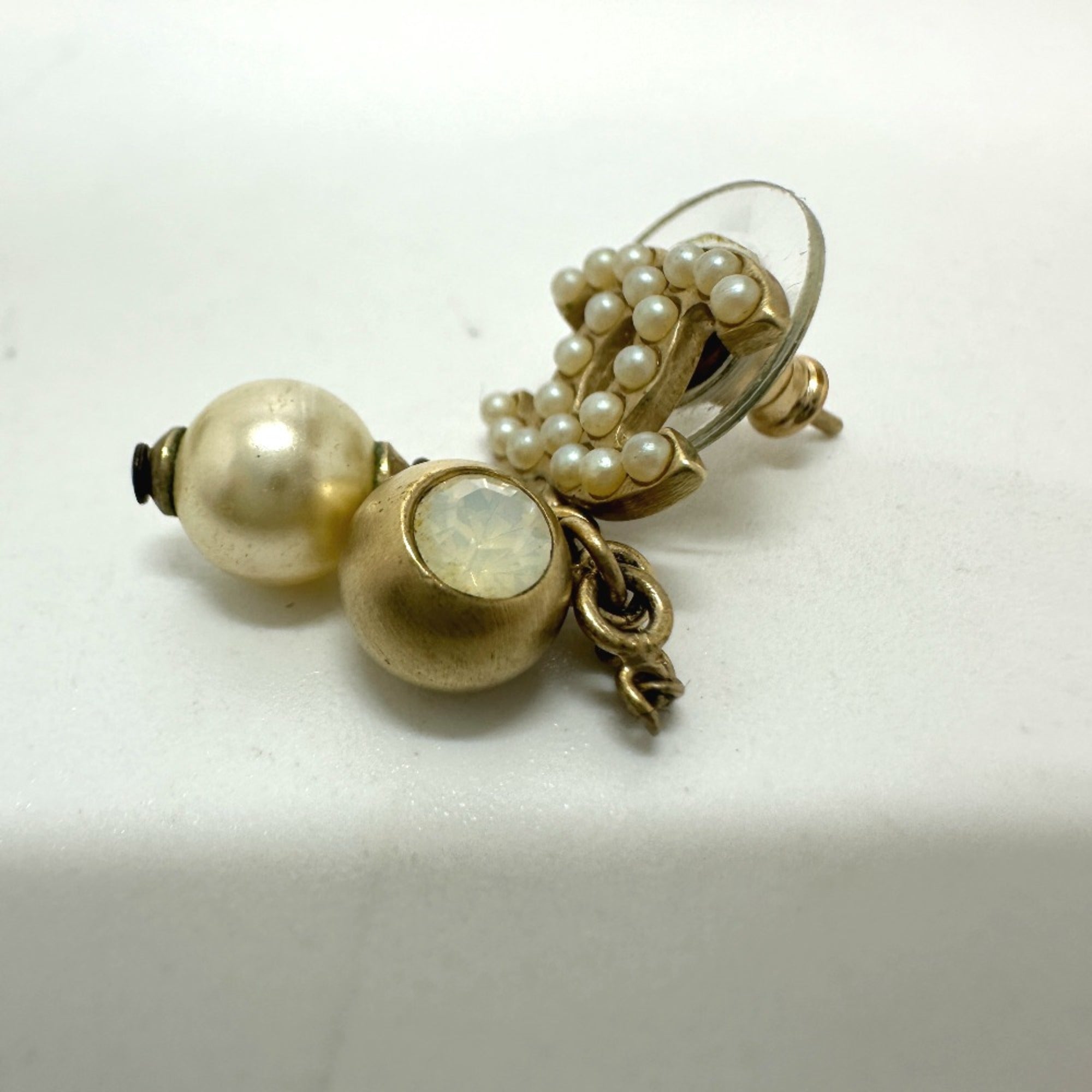 Earrings Gold-Tone Metal