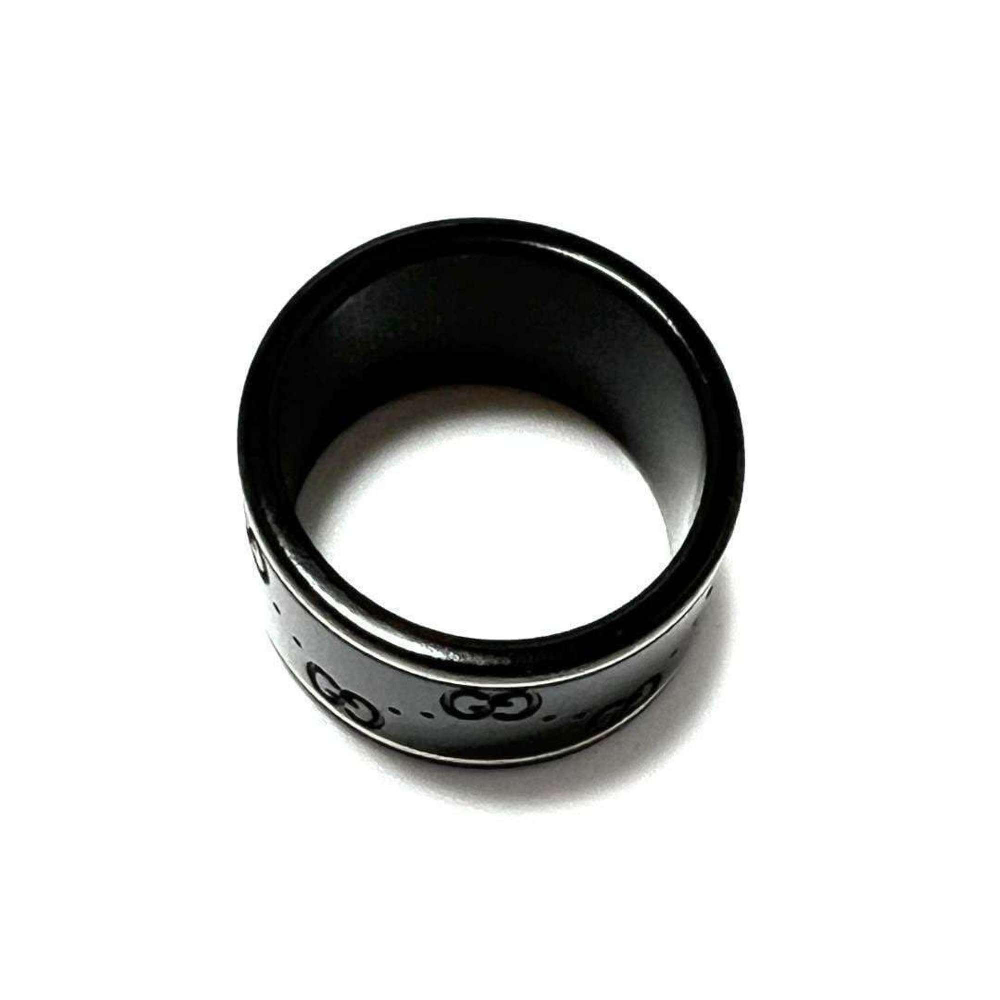 Band Ring 18K White Gold and Ceramic