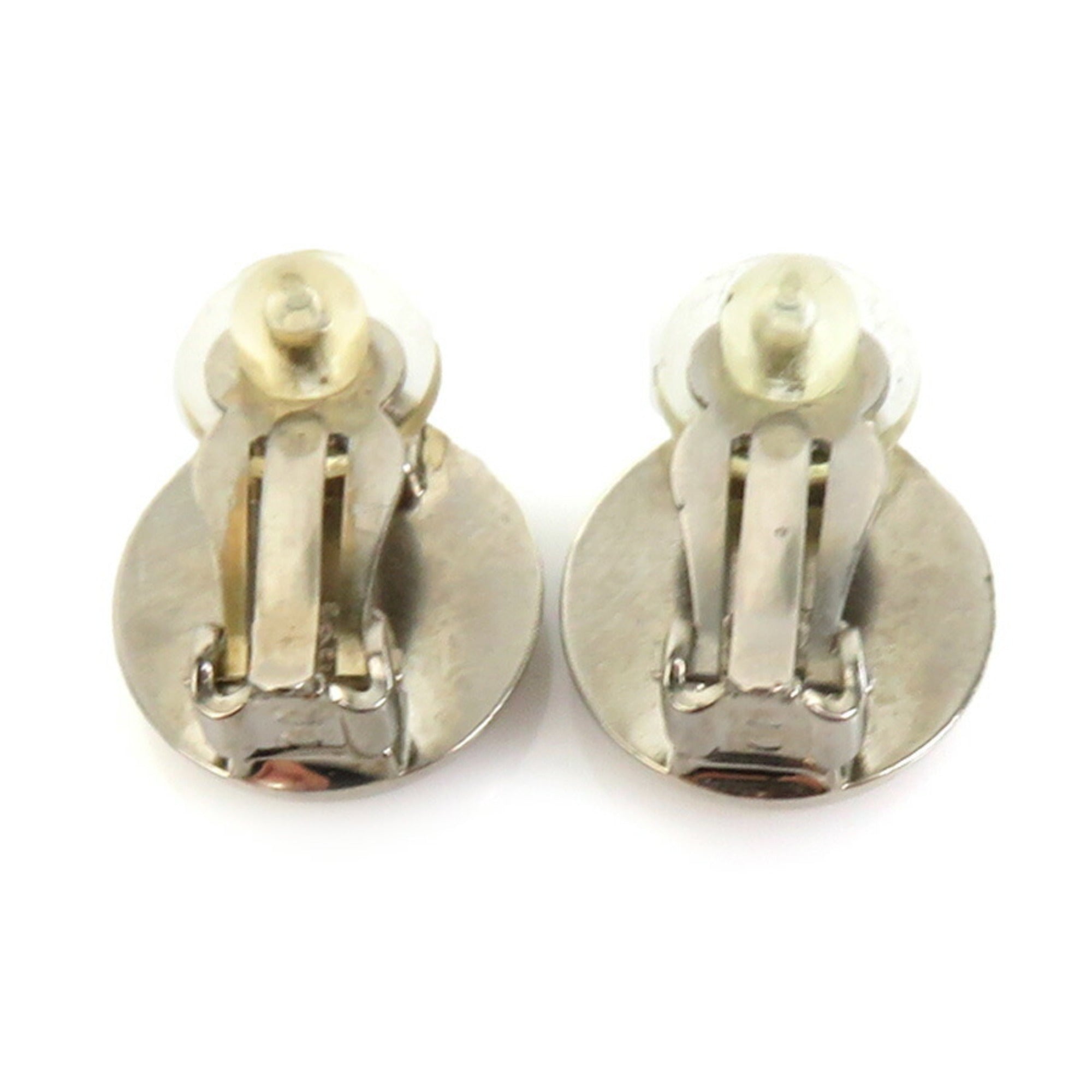 CC Logo Clip-On Earrings Gold-Tone Metal Gold-Tone Metal