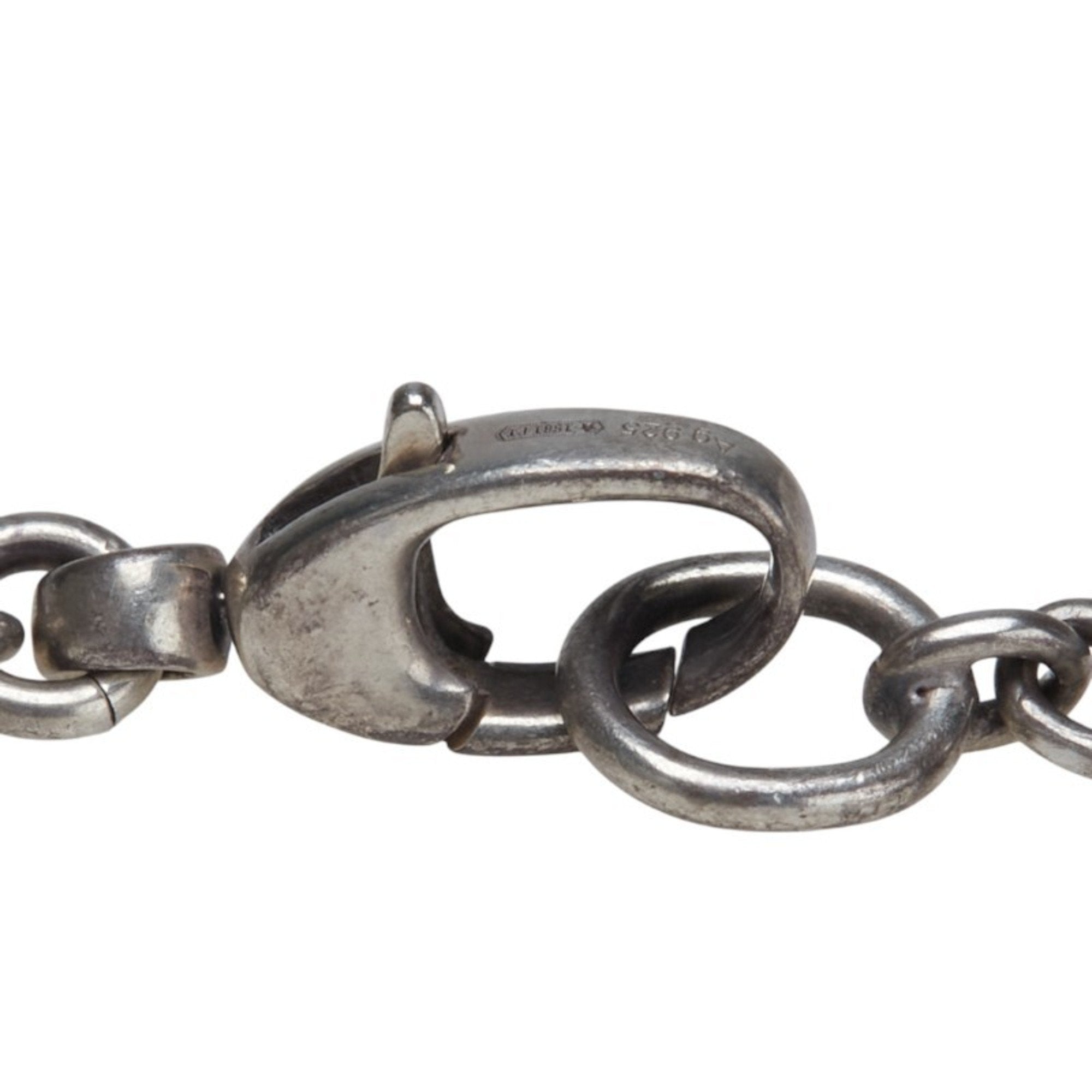 Interlocking G Pendant Necklace Sterling Silver