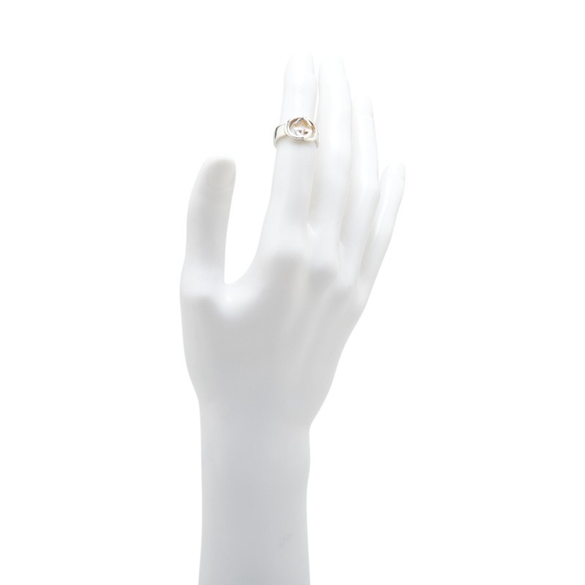 Interlocking G Ring Sterling Silver