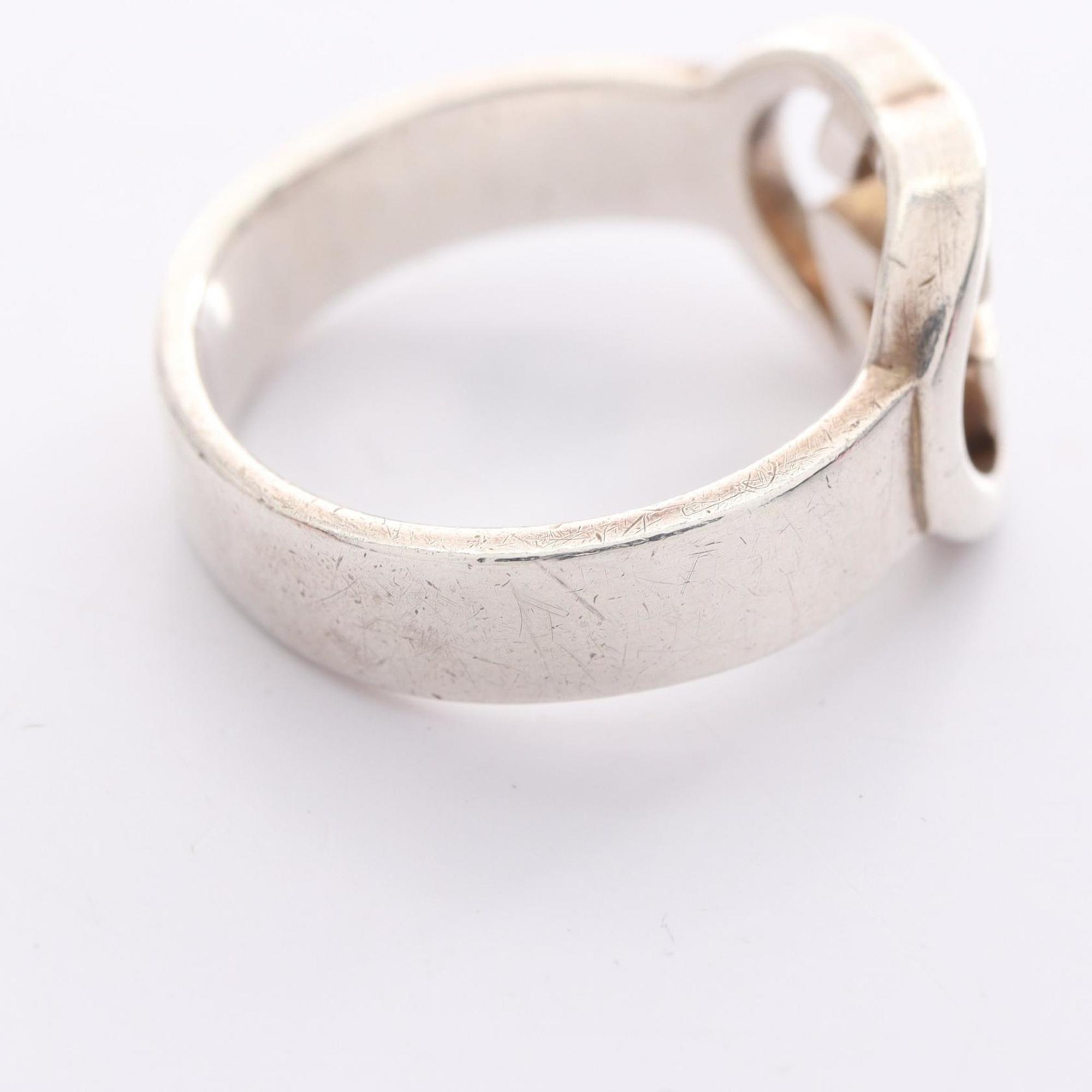 Interlocking G Ring Sterling Silver