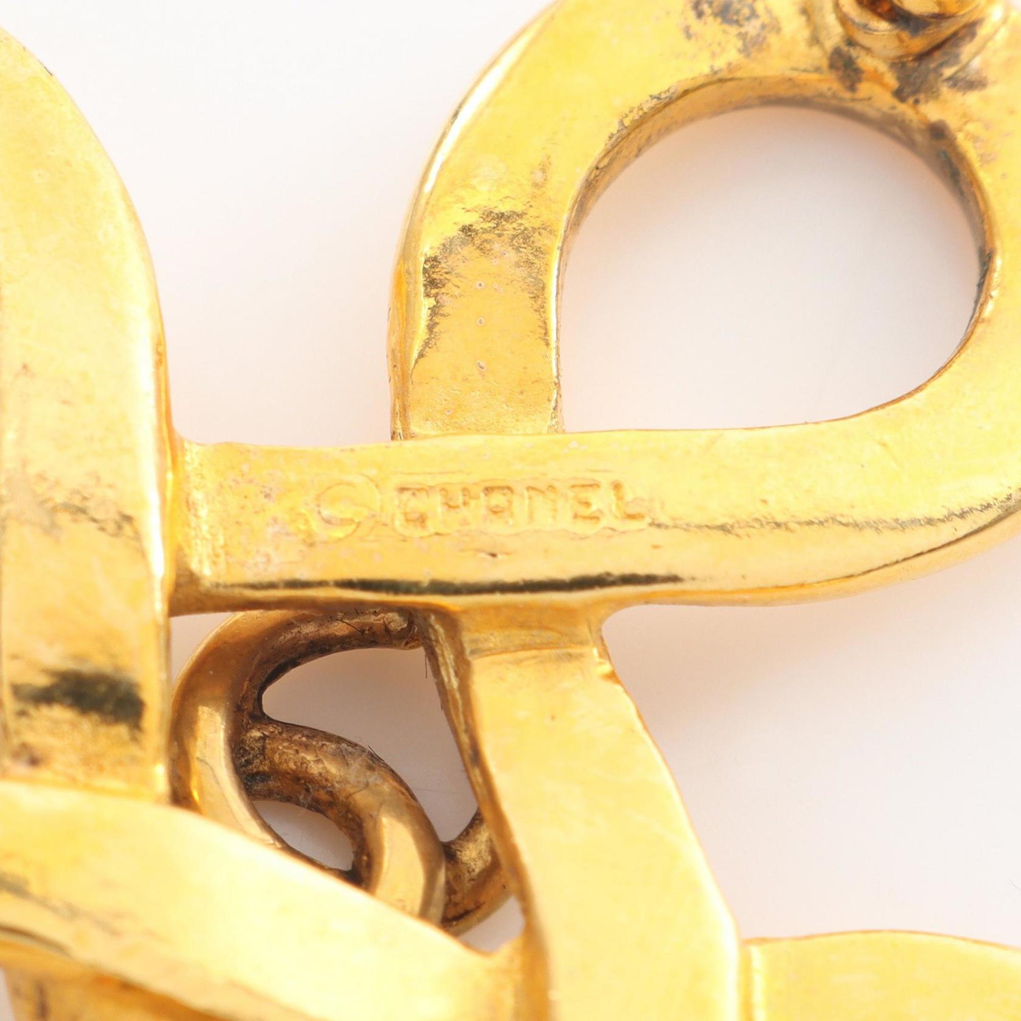 CC Logo Brooch Metal