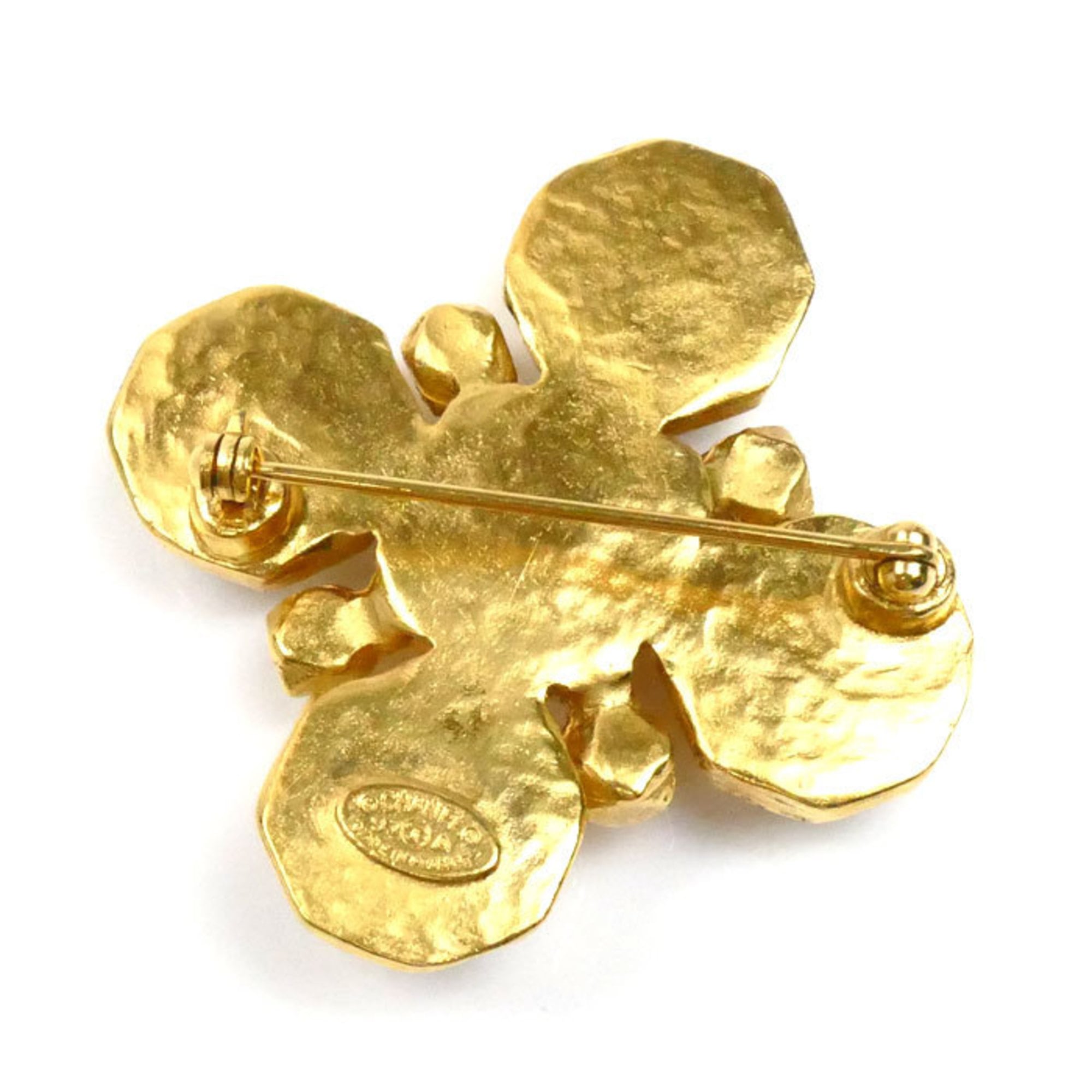 CC Logo Brooch Metal