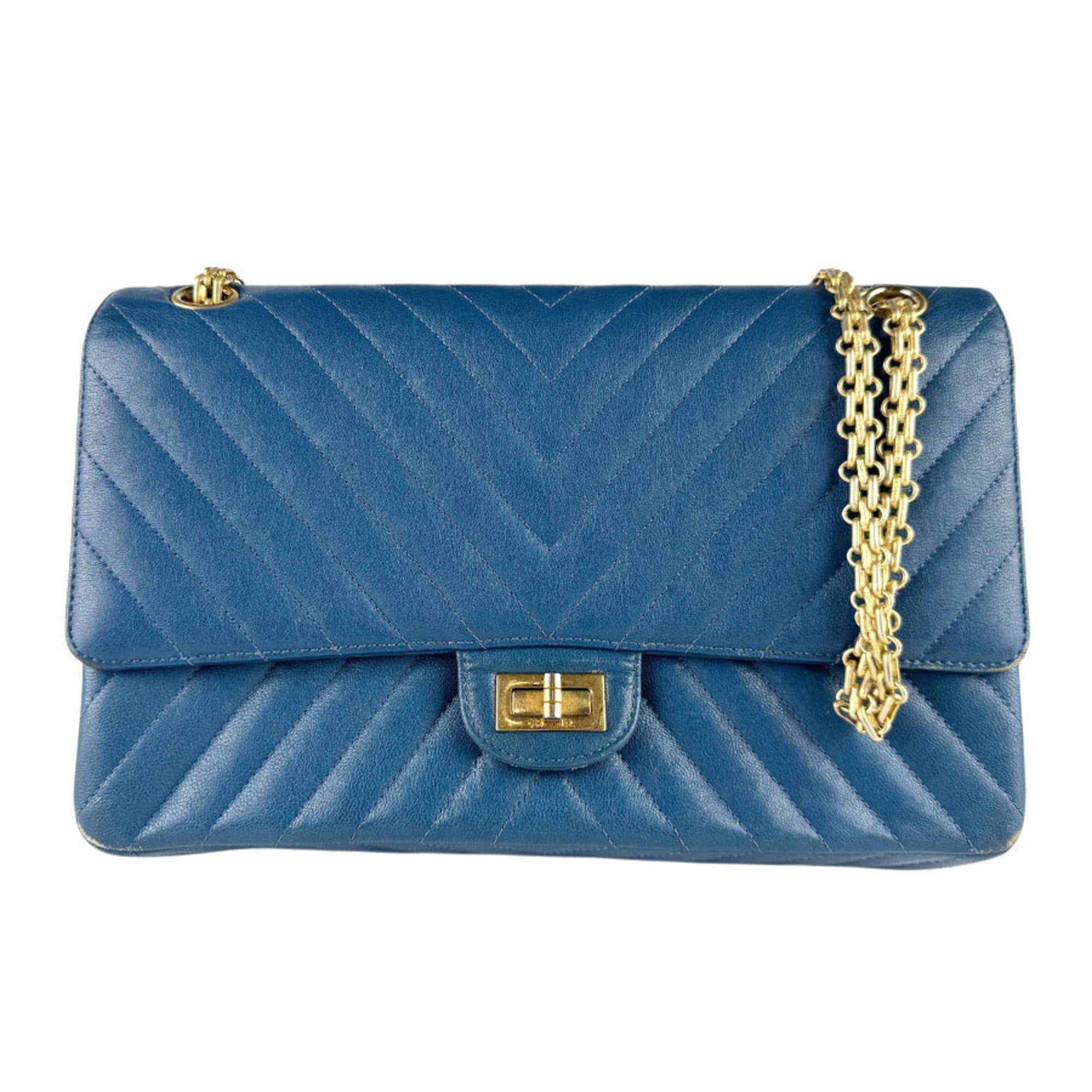 Reissue 2.55 Flap Bag Chevron Sheepskin 226