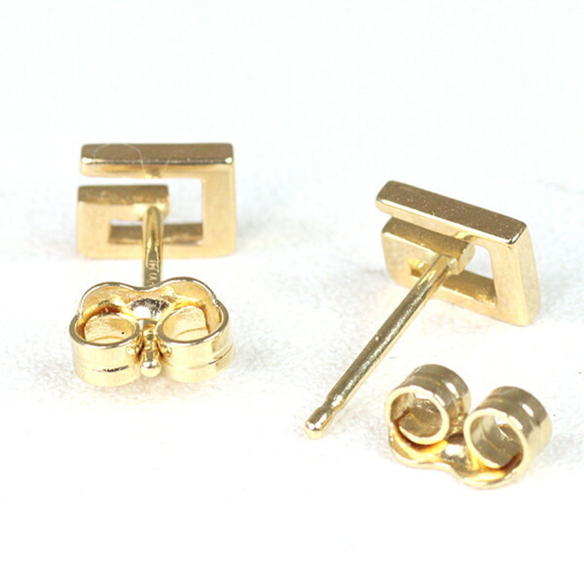 Earrings Stud 18K Yellow Gold