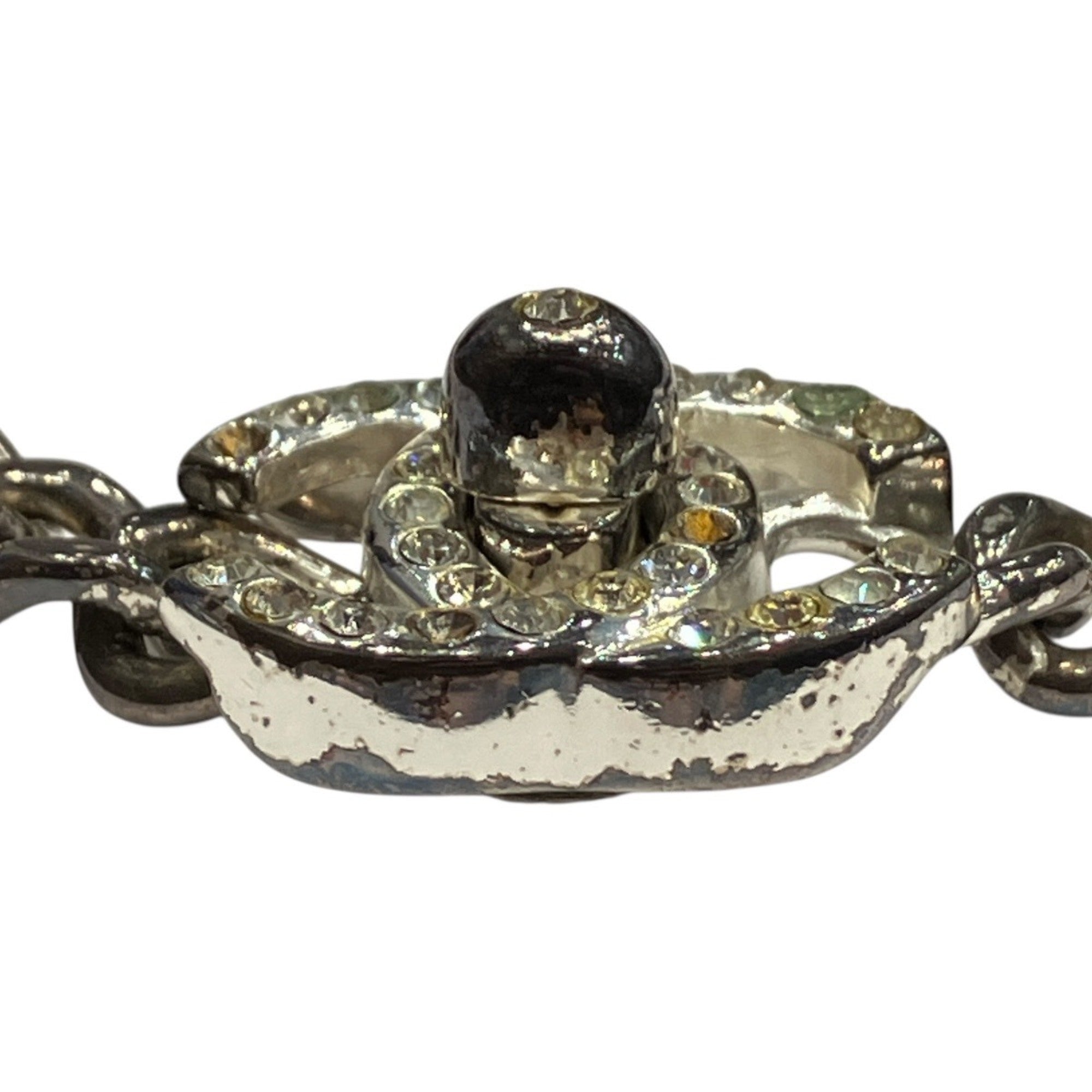 CC Logo Lock Bracelet Metal