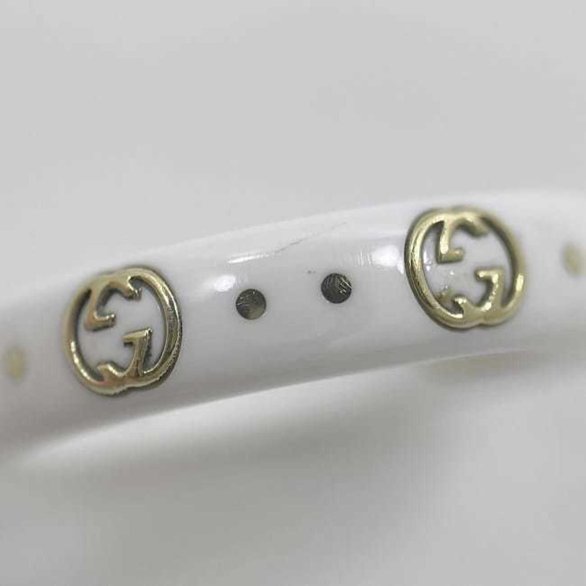 Band Ring Ceramic and 18K Yellow Gold