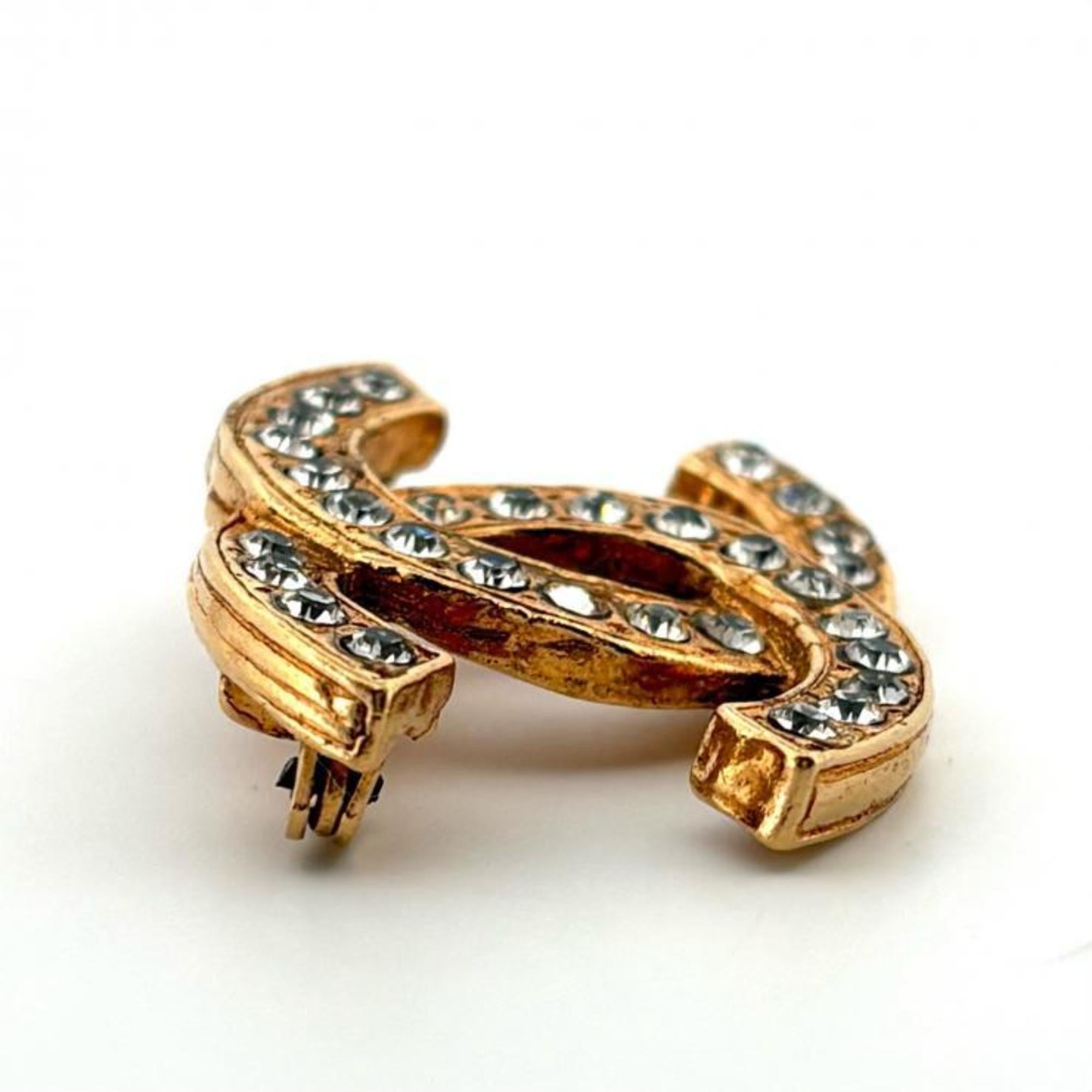 CC Logo Brooch Metal