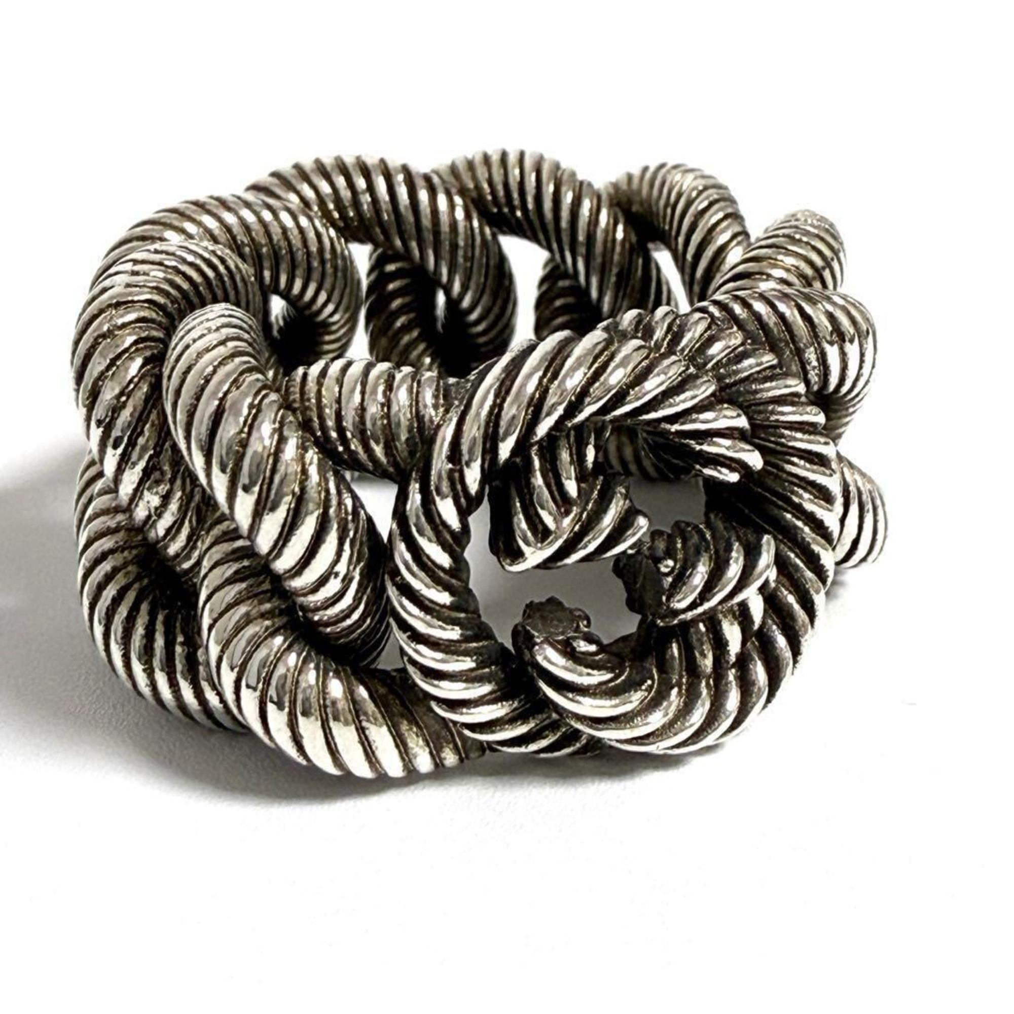 Gourmet Chain Ring Sterling Silver