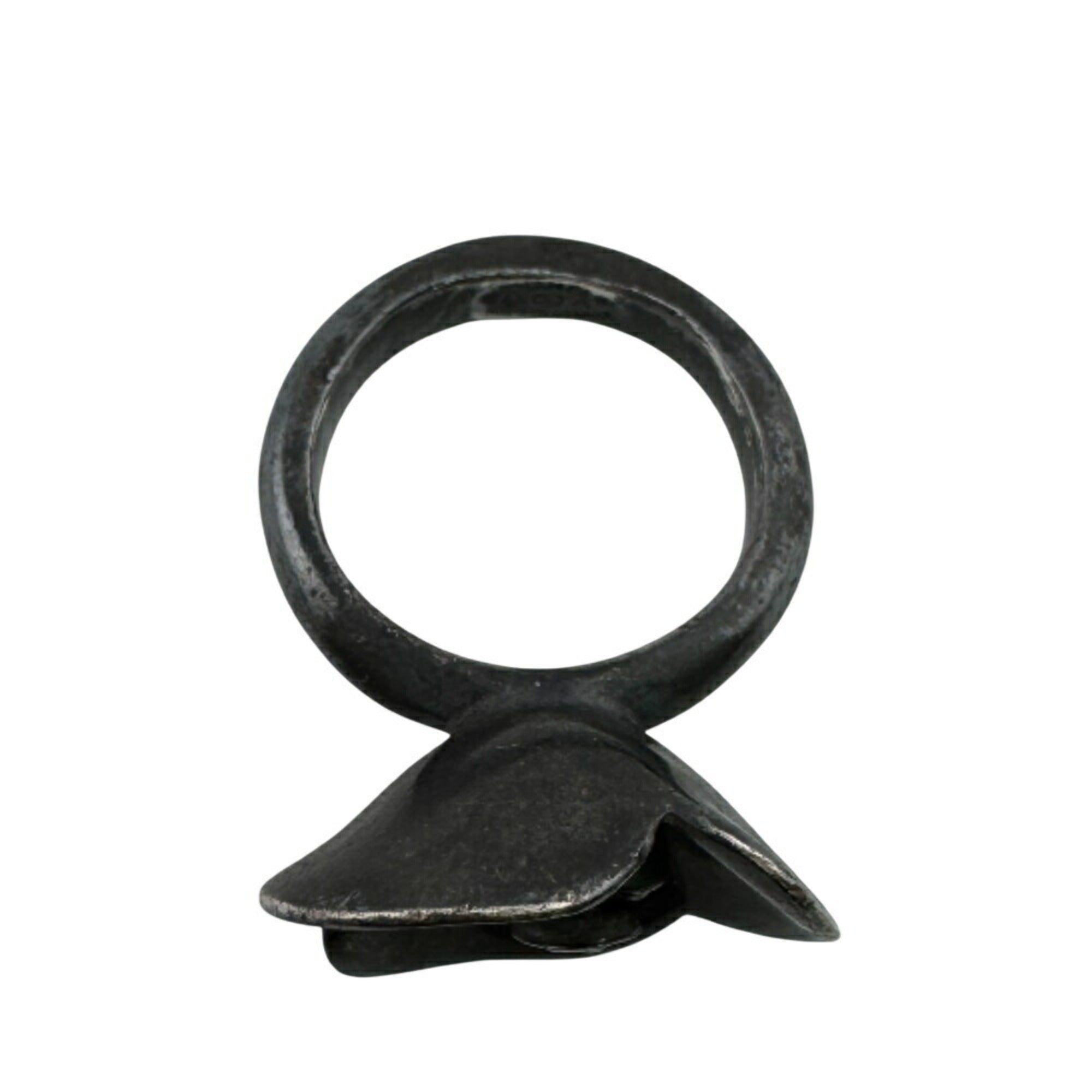 CC Logo Flower Ring Sterling Silver