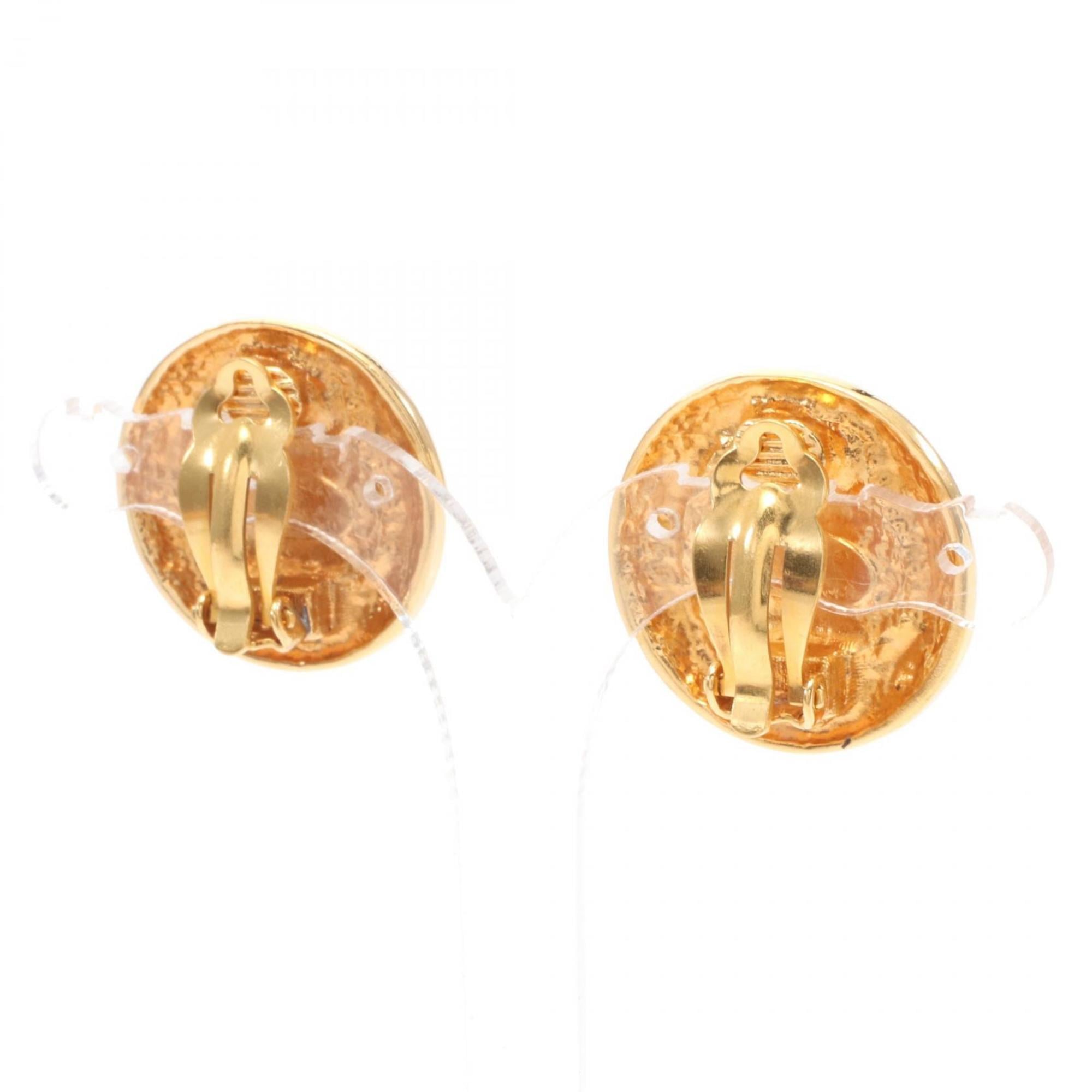Clip-On Earrings Clip-On Gold-Tone Metal