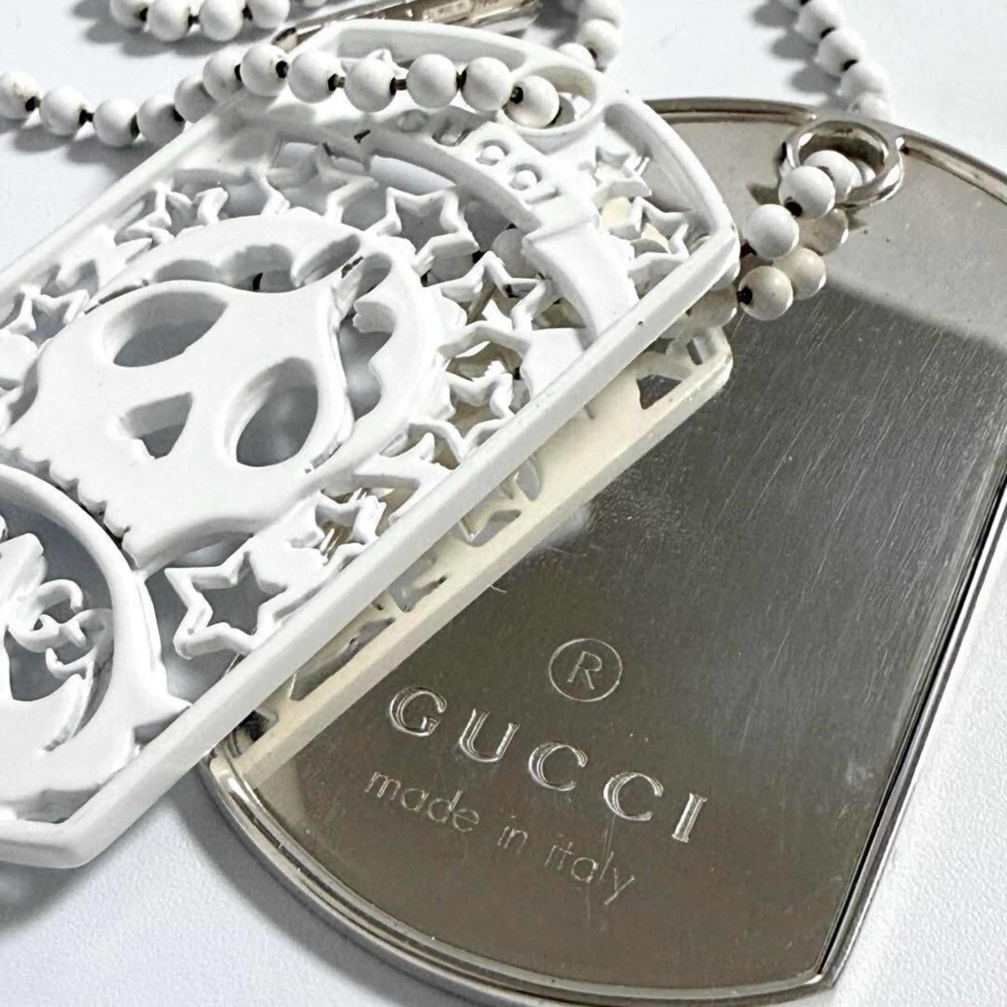 Dog Tag Pendant Necklace Sterling Silver