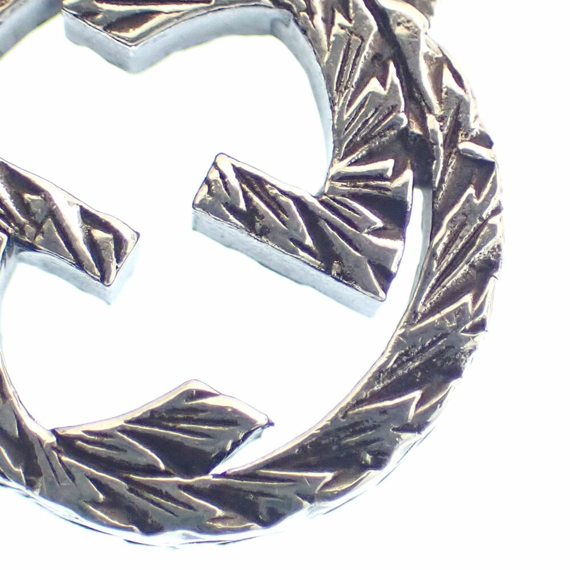 Interlocking G Pendant Necklace Sterling Silver