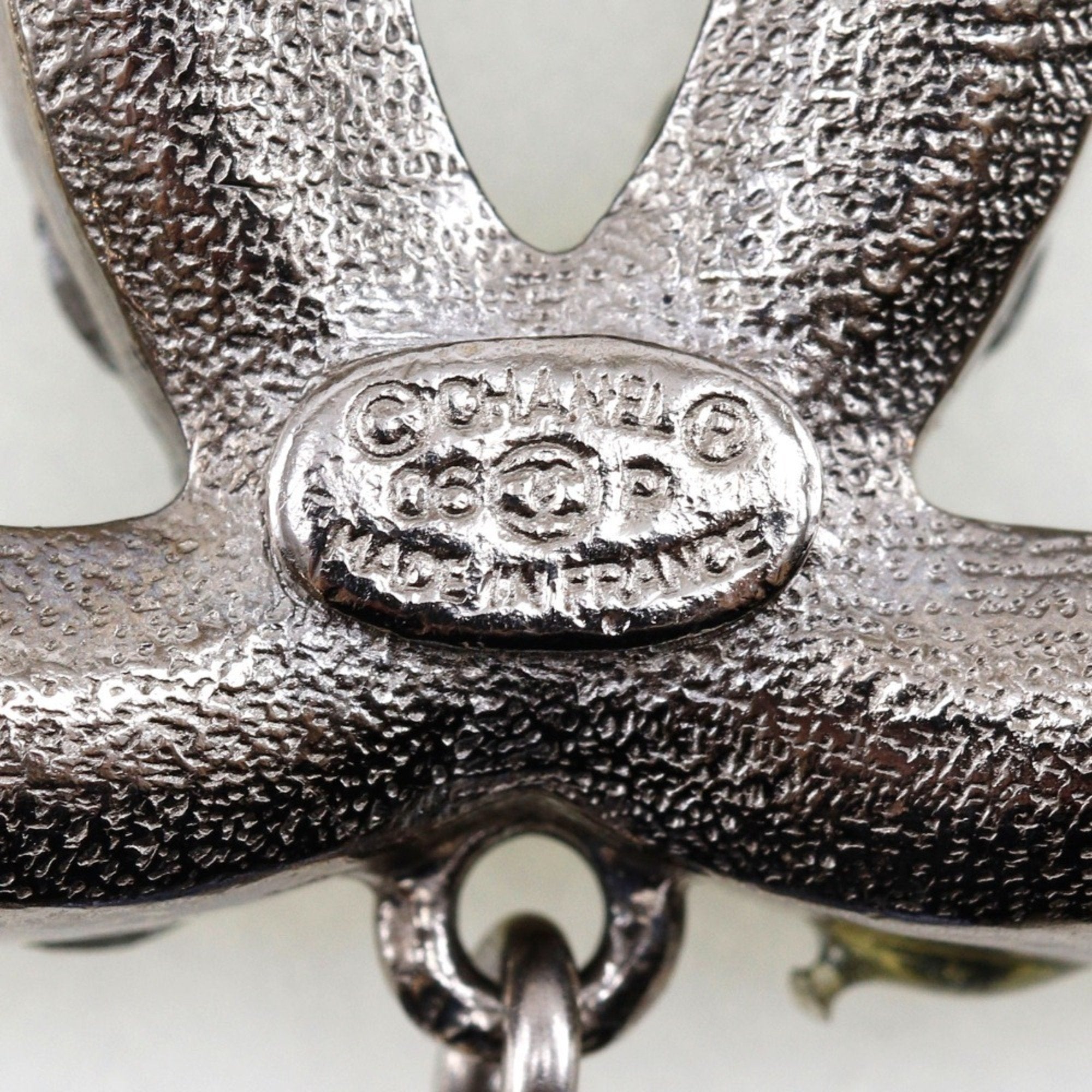 CC Logo Pendant Necklace Metal