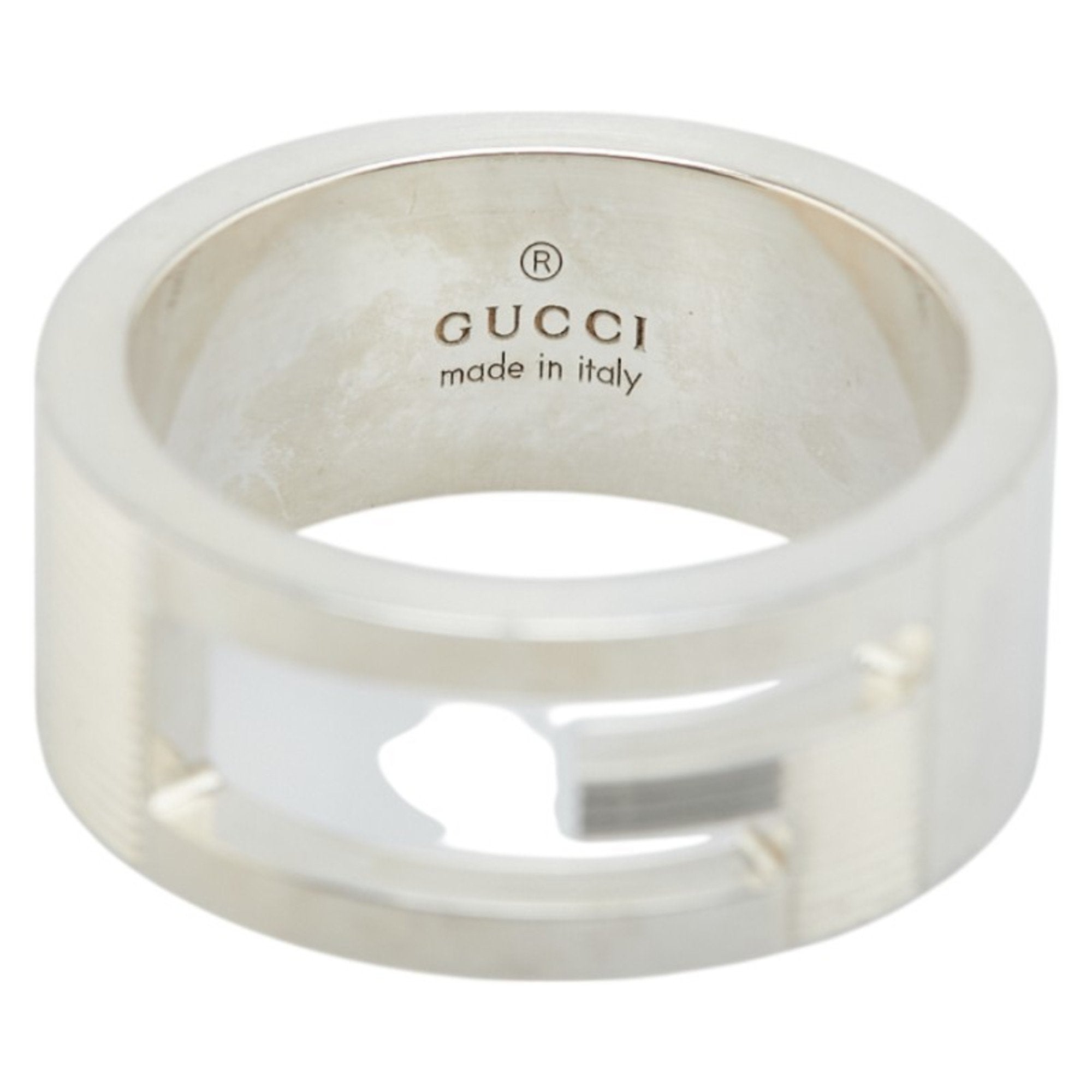 Cutout G Ring Sterling Silver