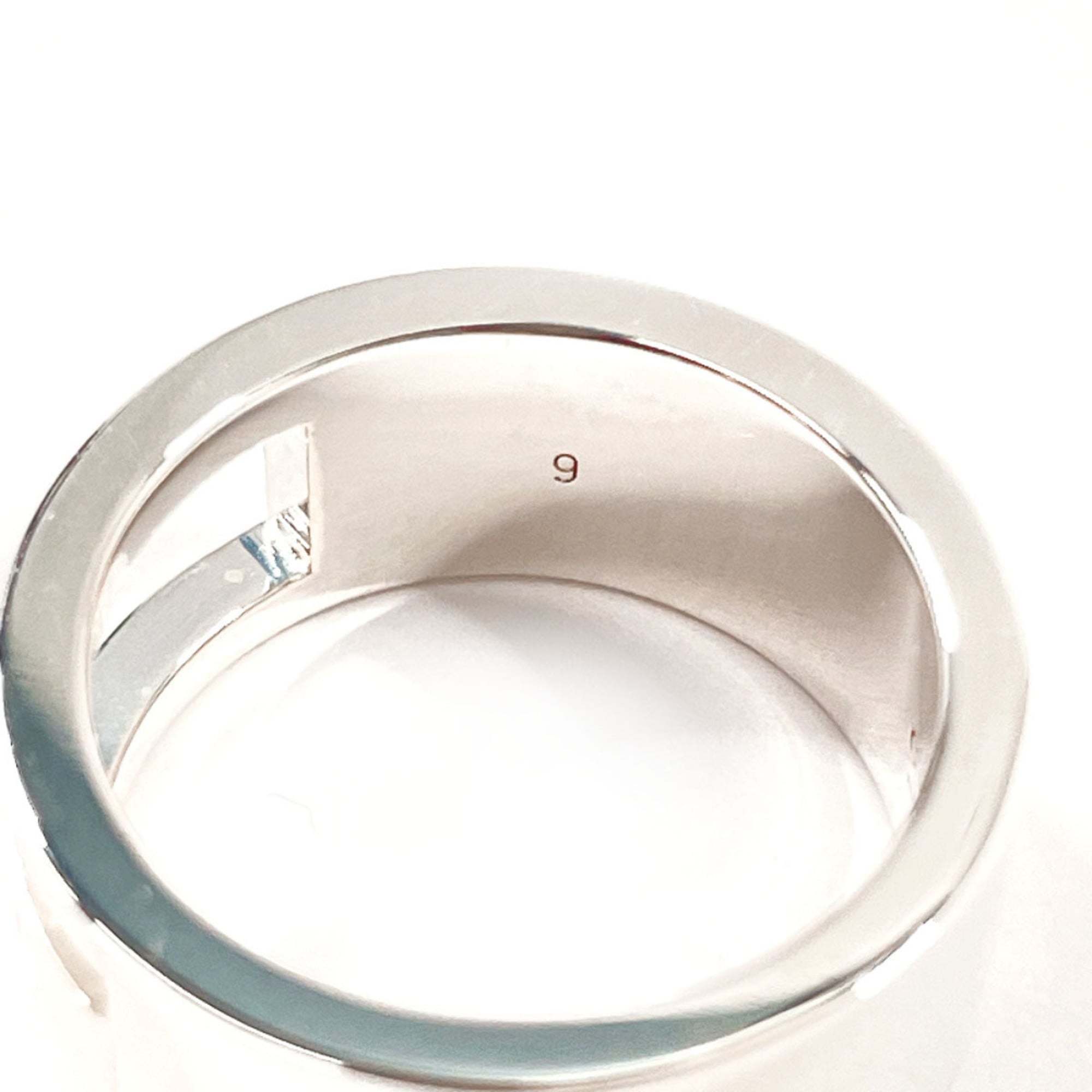 Cutout G Ring Sterling Silver