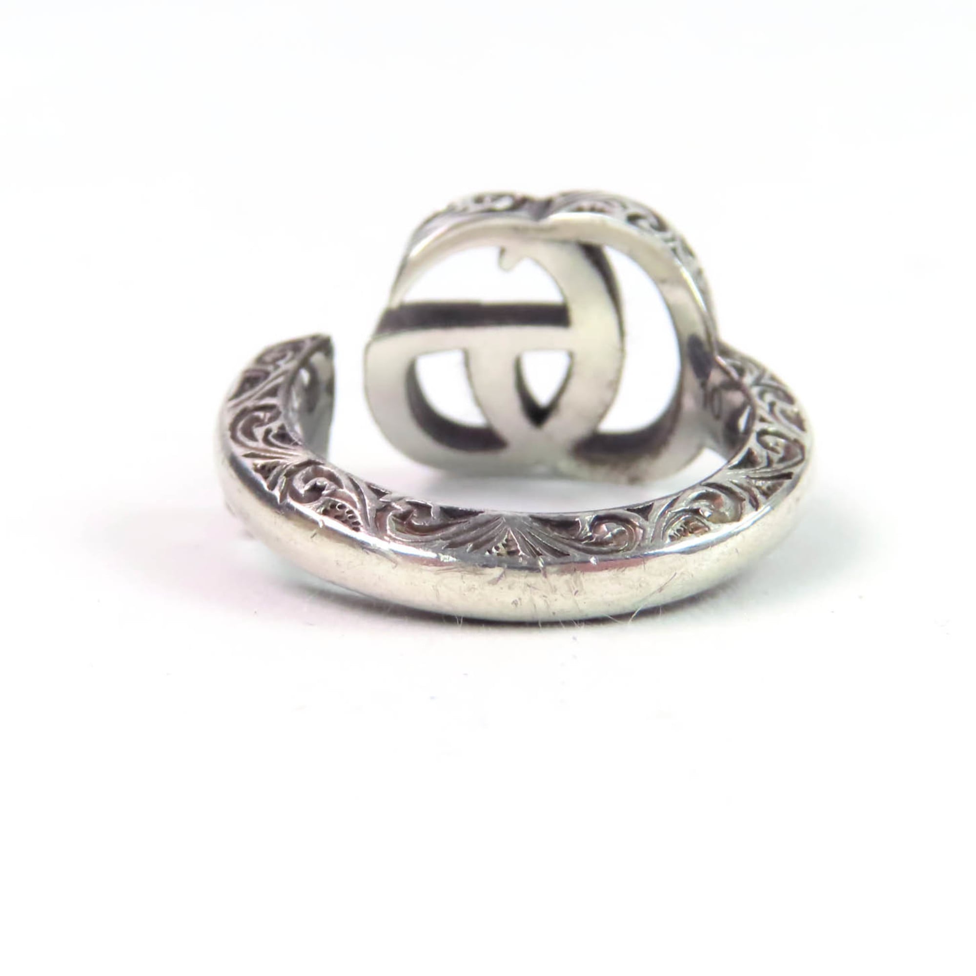 Double G Band Ring Sterling Silver