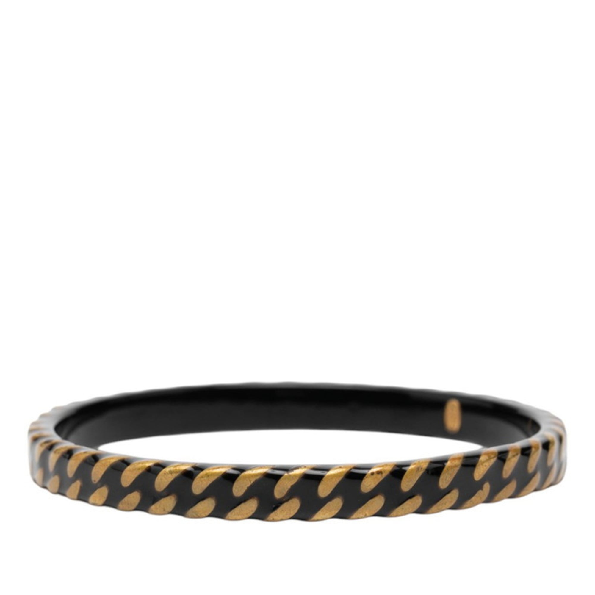 Vintage Bracelet Metal Black and Gold