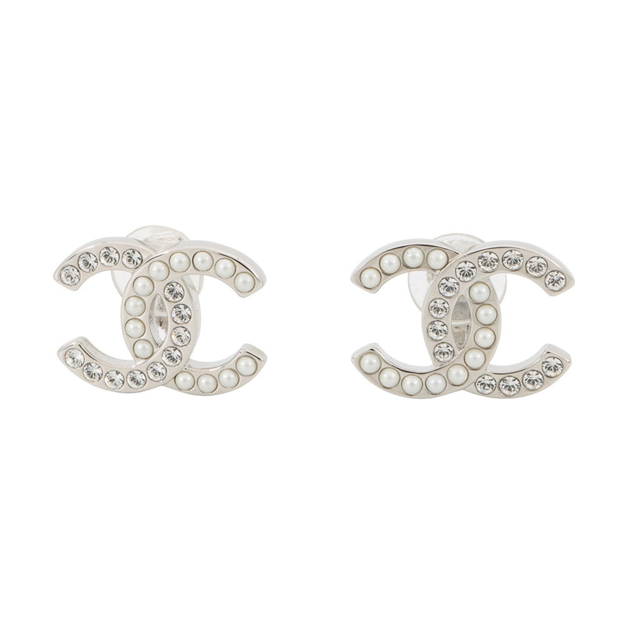 CC Logo Clip-On Earrings Metal