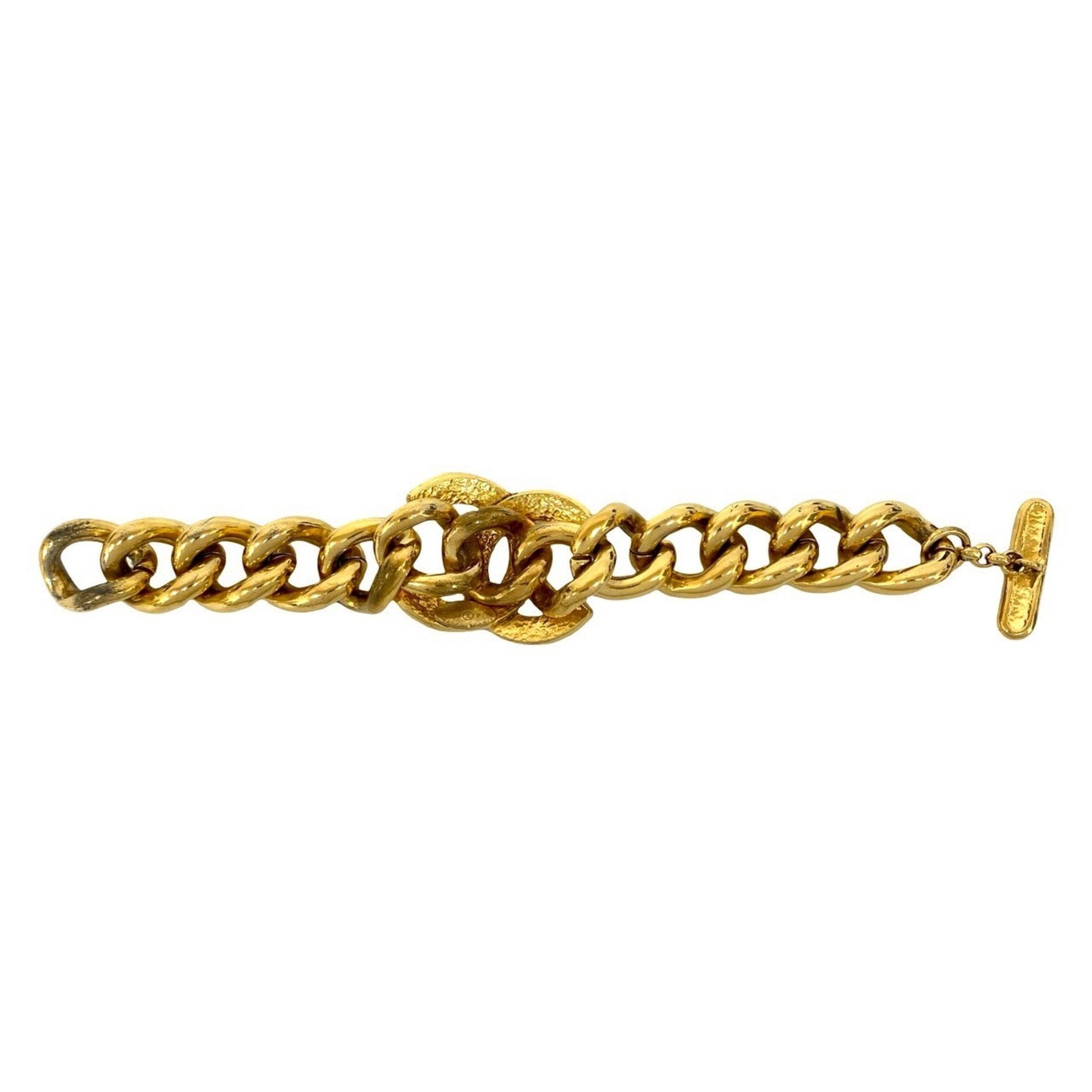 CC Logo Chain Bracelet Metal