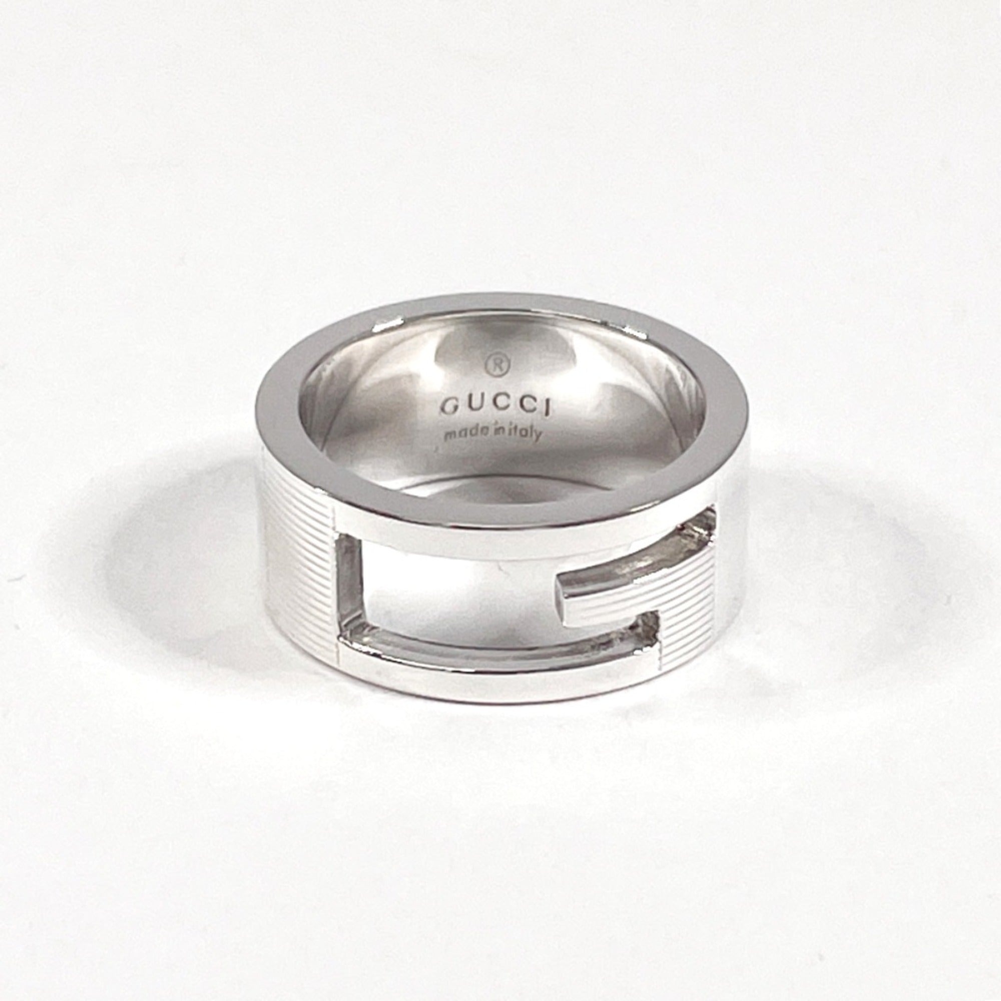 Cutout G Ring Sterling Silver