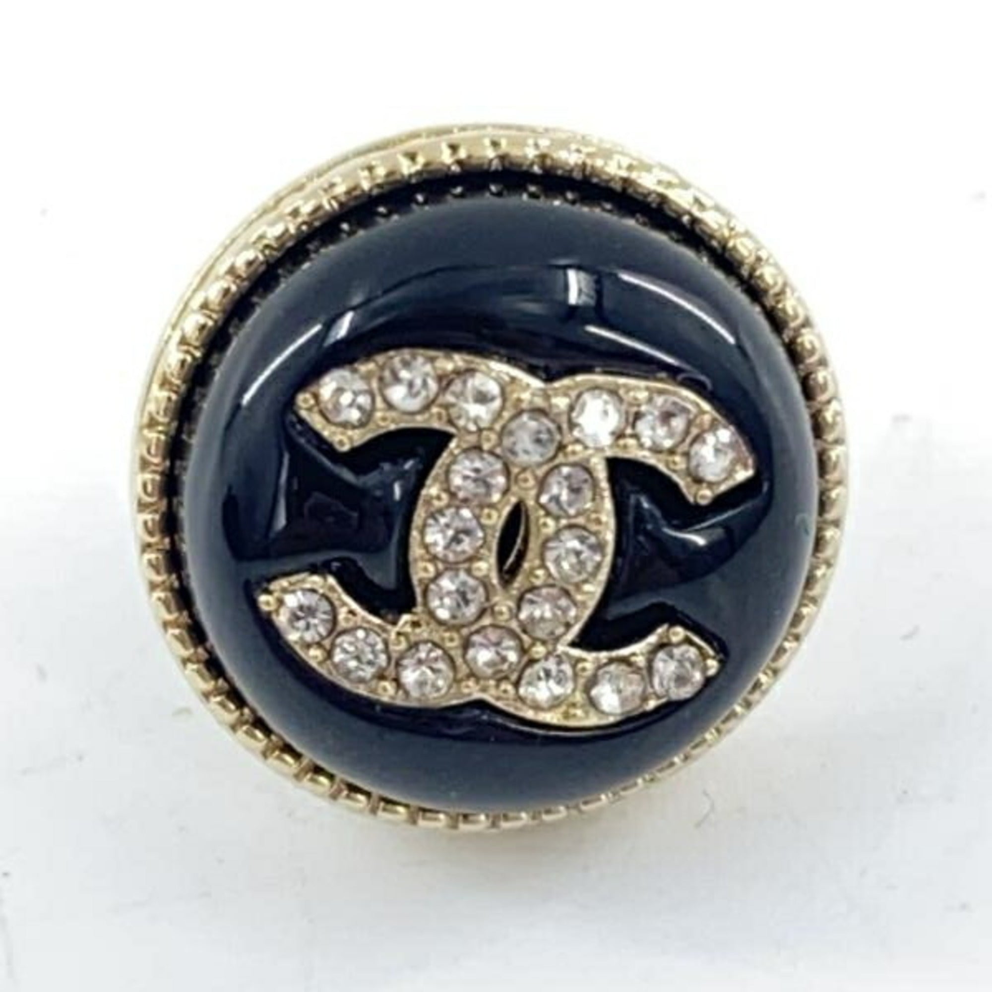 CC Logo Earrings Gold-Tone Metal Gold-Tone Metal