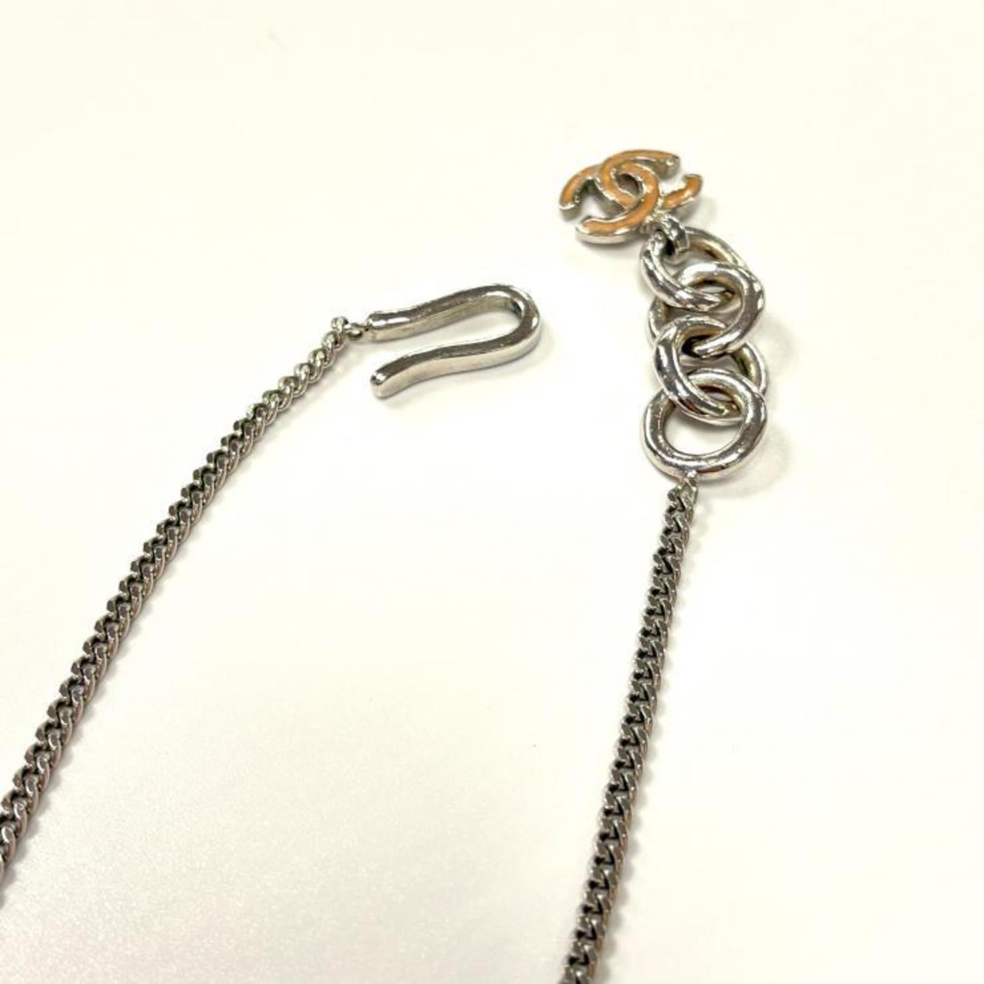 CC Logo Clover Pendant Necklace Sterling Silver