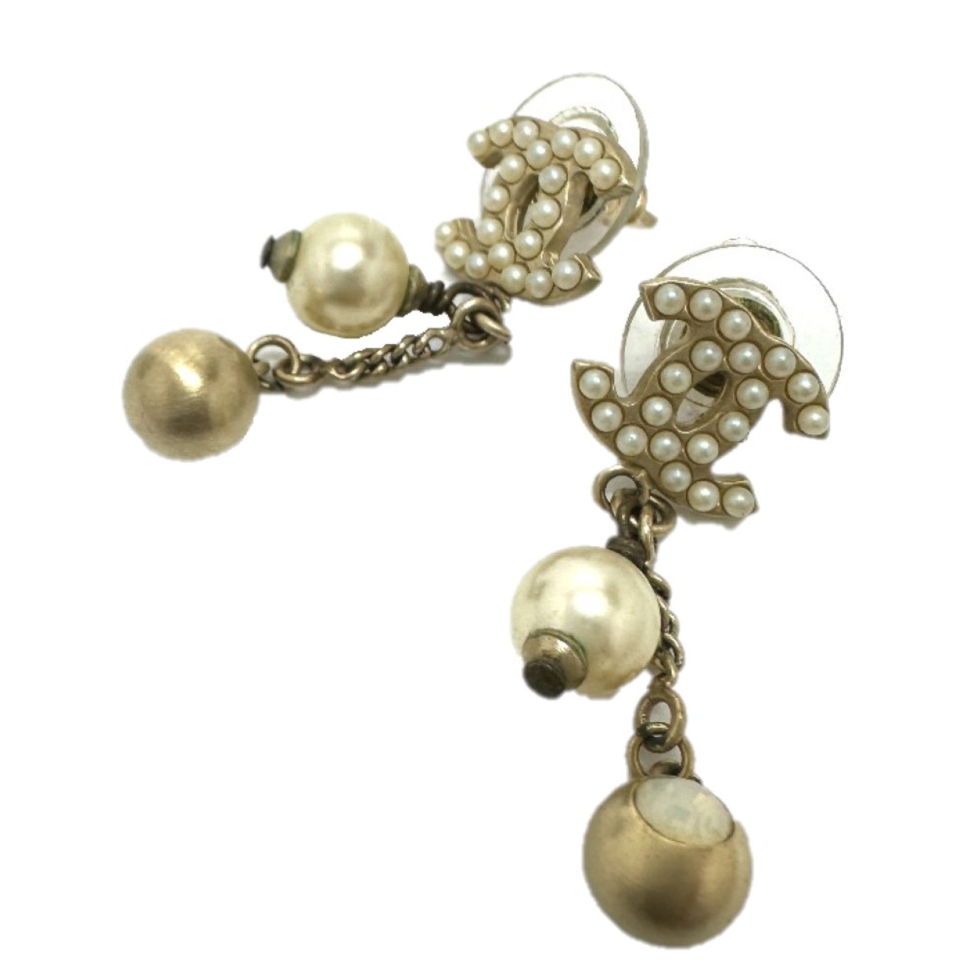 Earrings Gold-Tone Metal