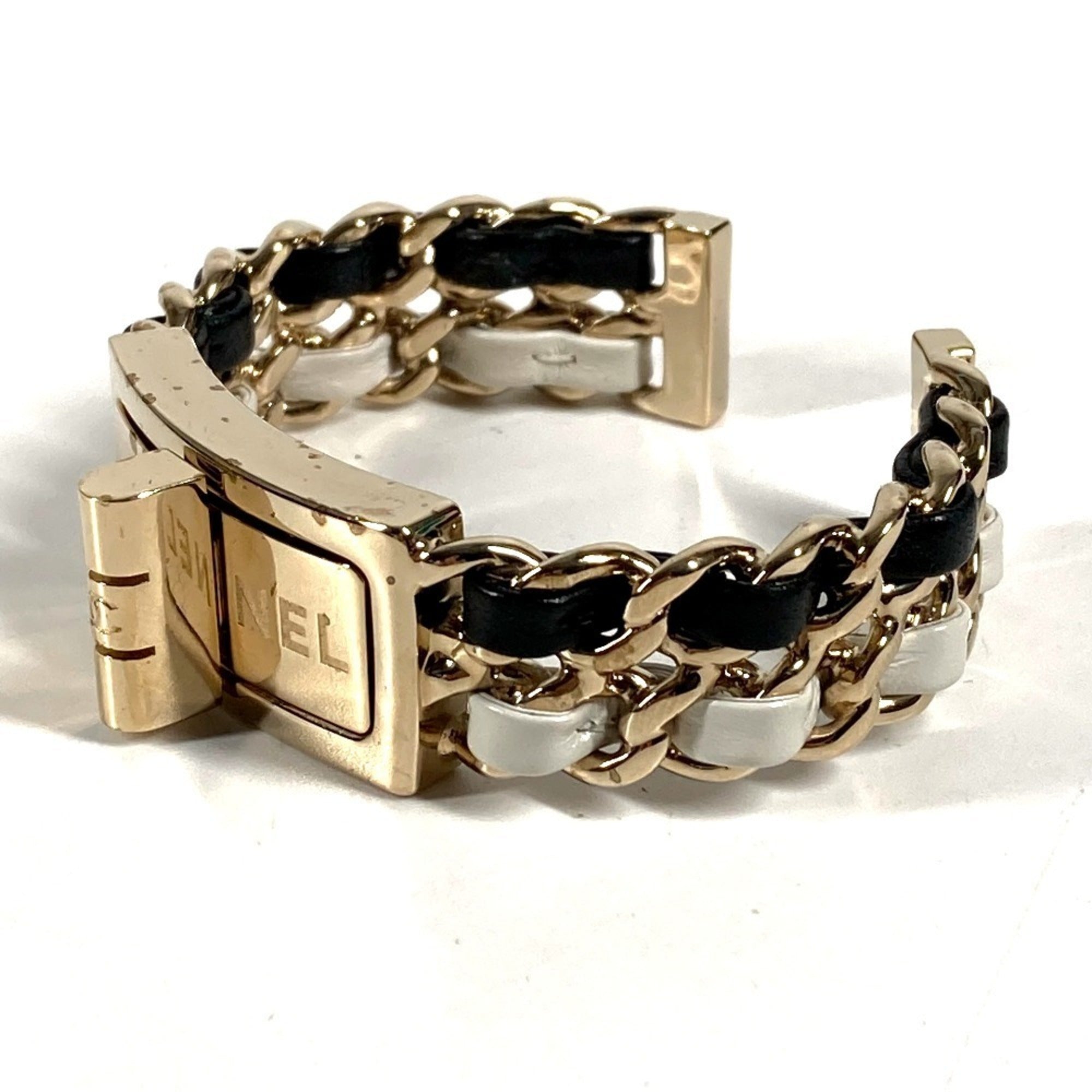 CC Logo Chain Bracelet Gold-Tone Metal