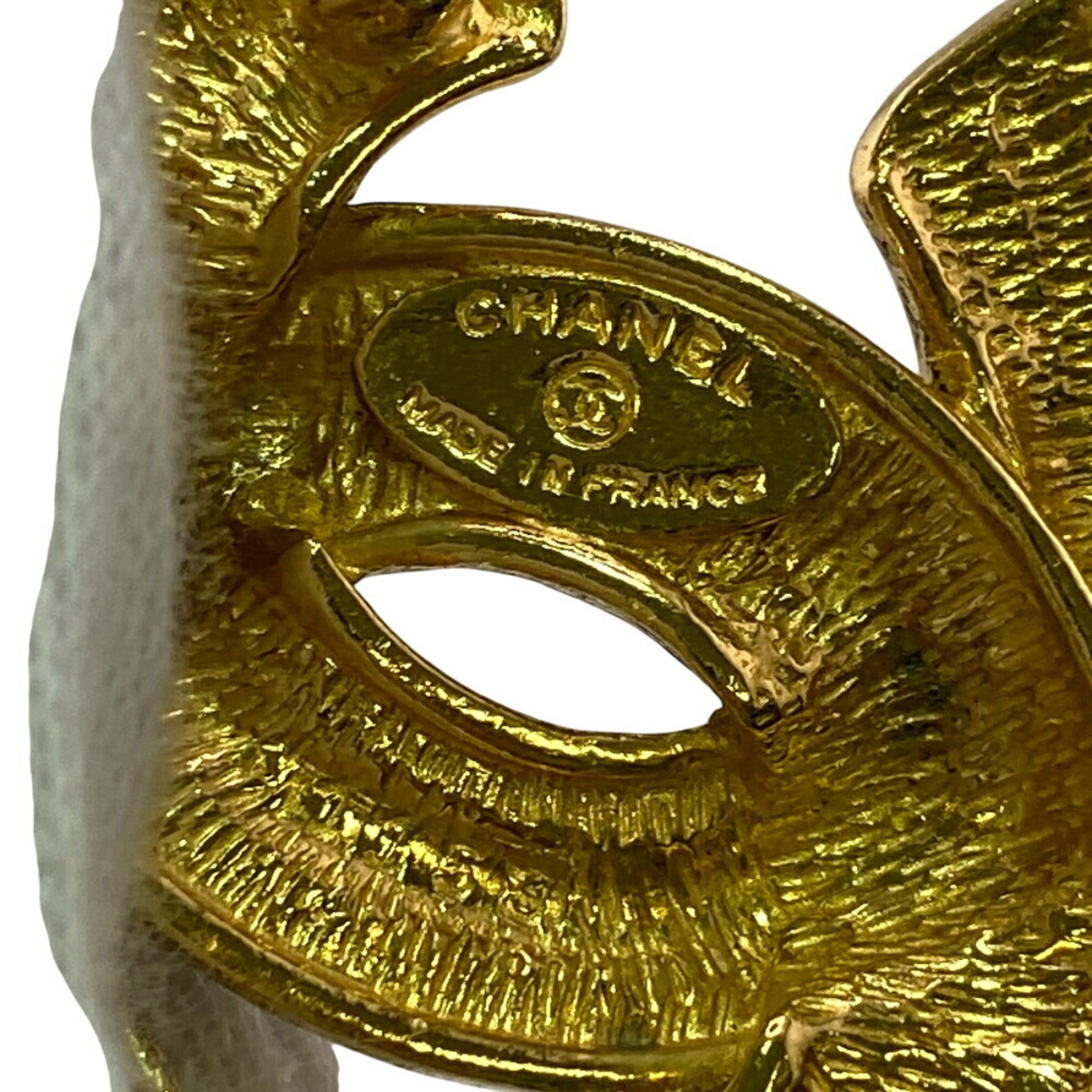 CC Logo Brooch Metal