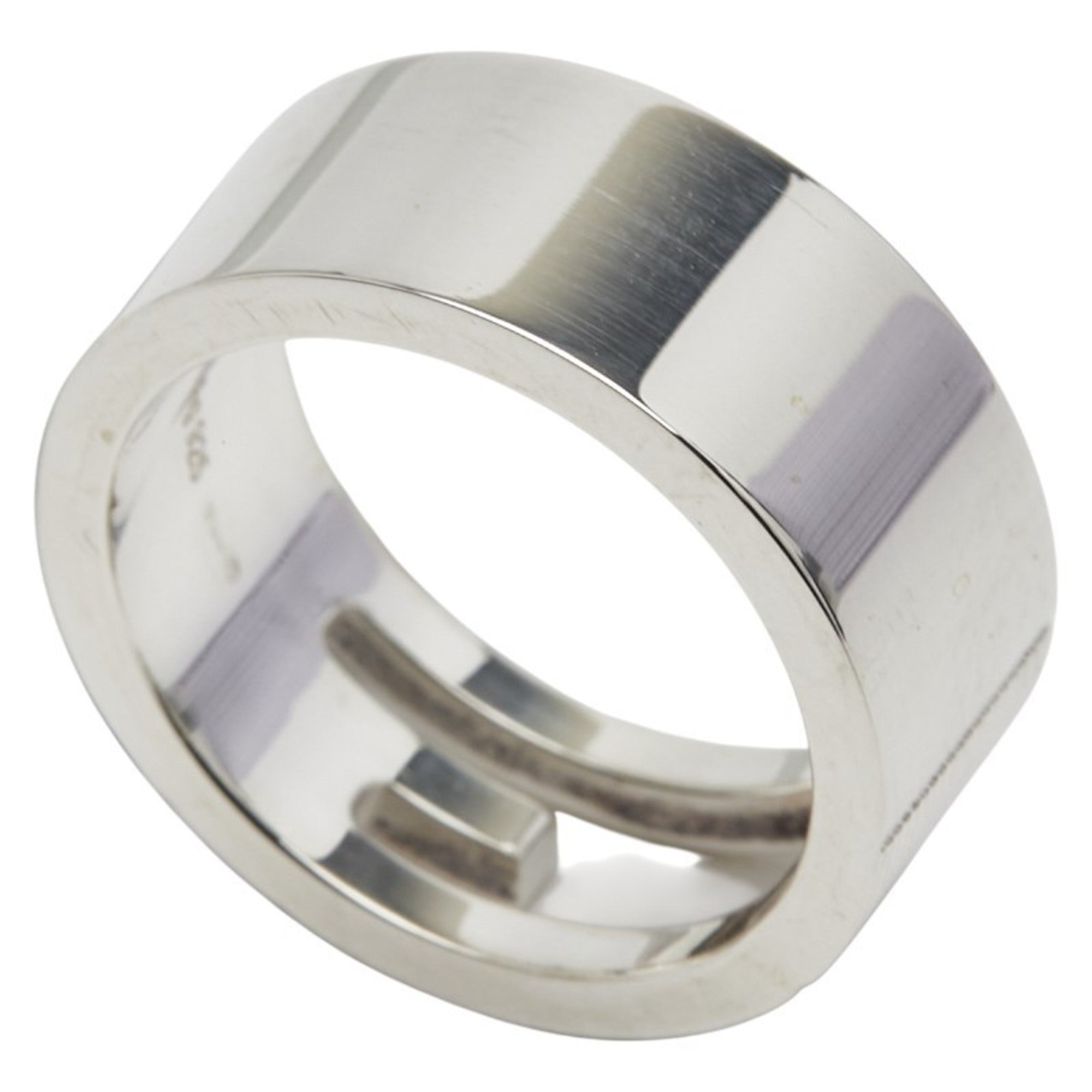 Cutout G Ring Sterling Silver