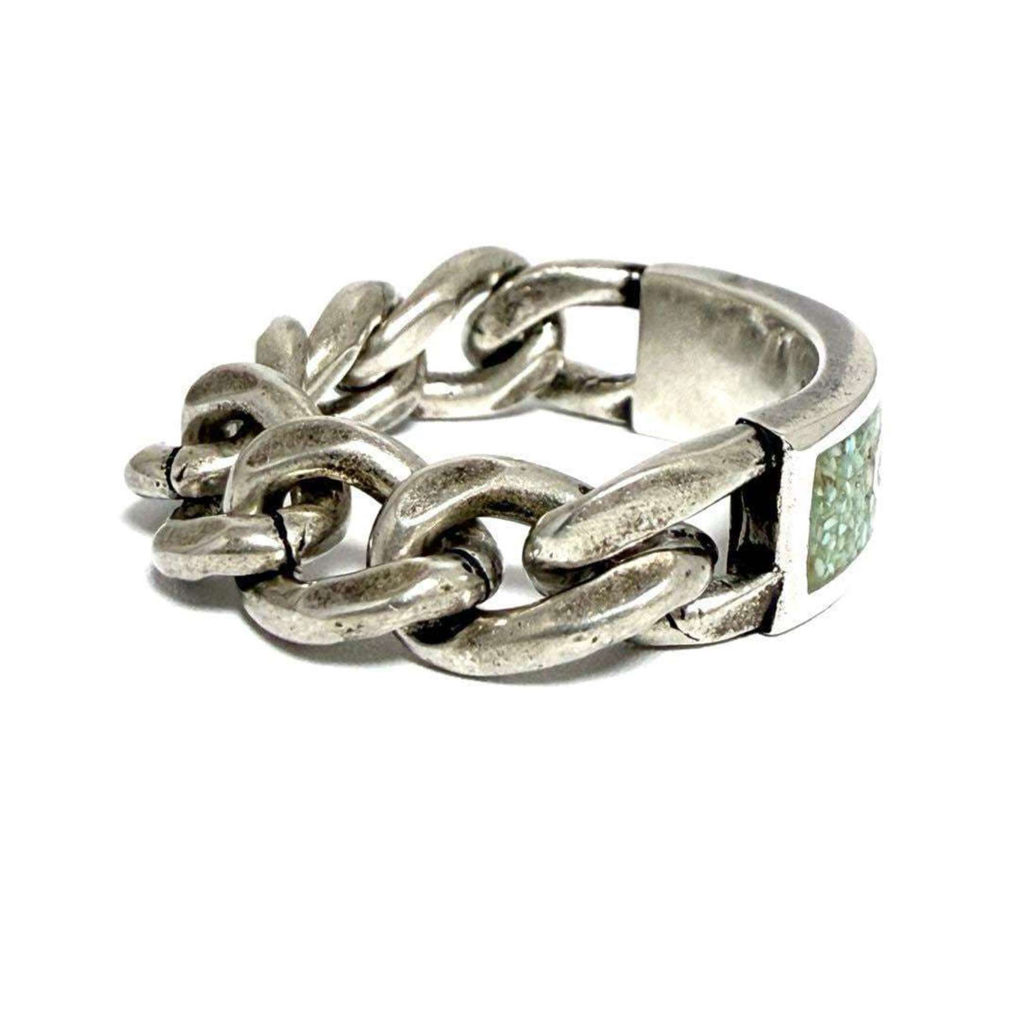 Gourmet Chain Ring Sterling Silver