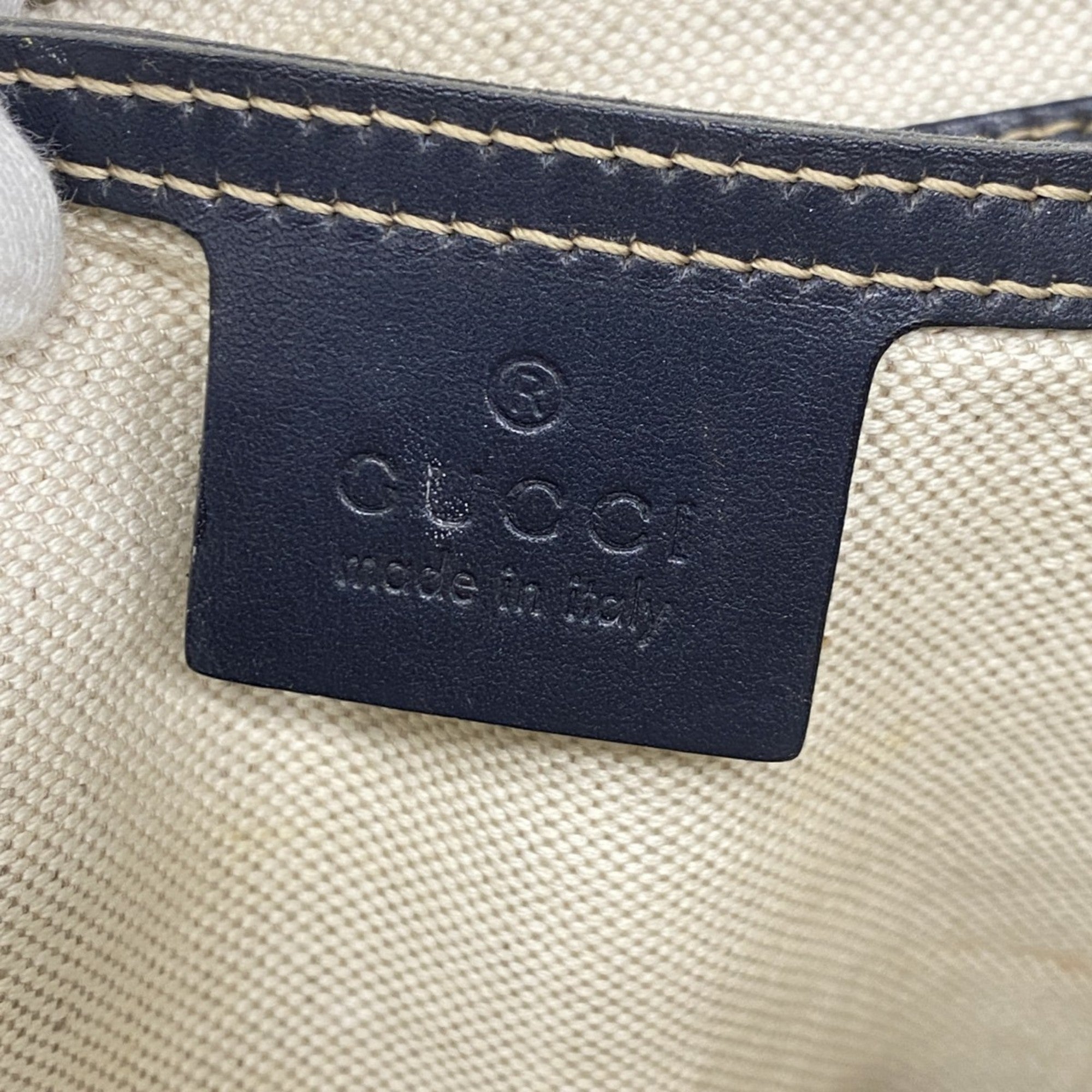Zip Top Messenger Bag GG Coated Canvas Large