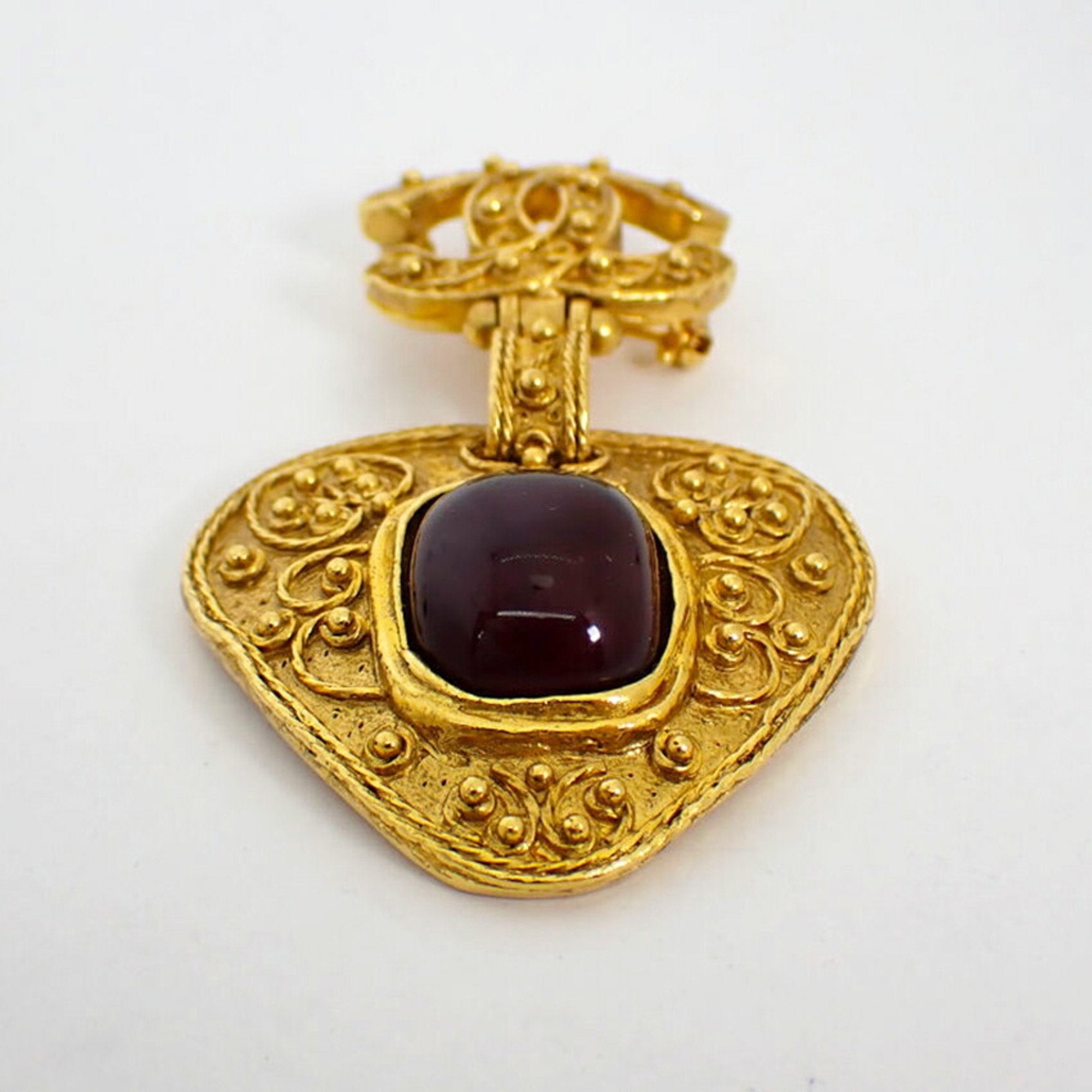 Brooch With Colored Stone