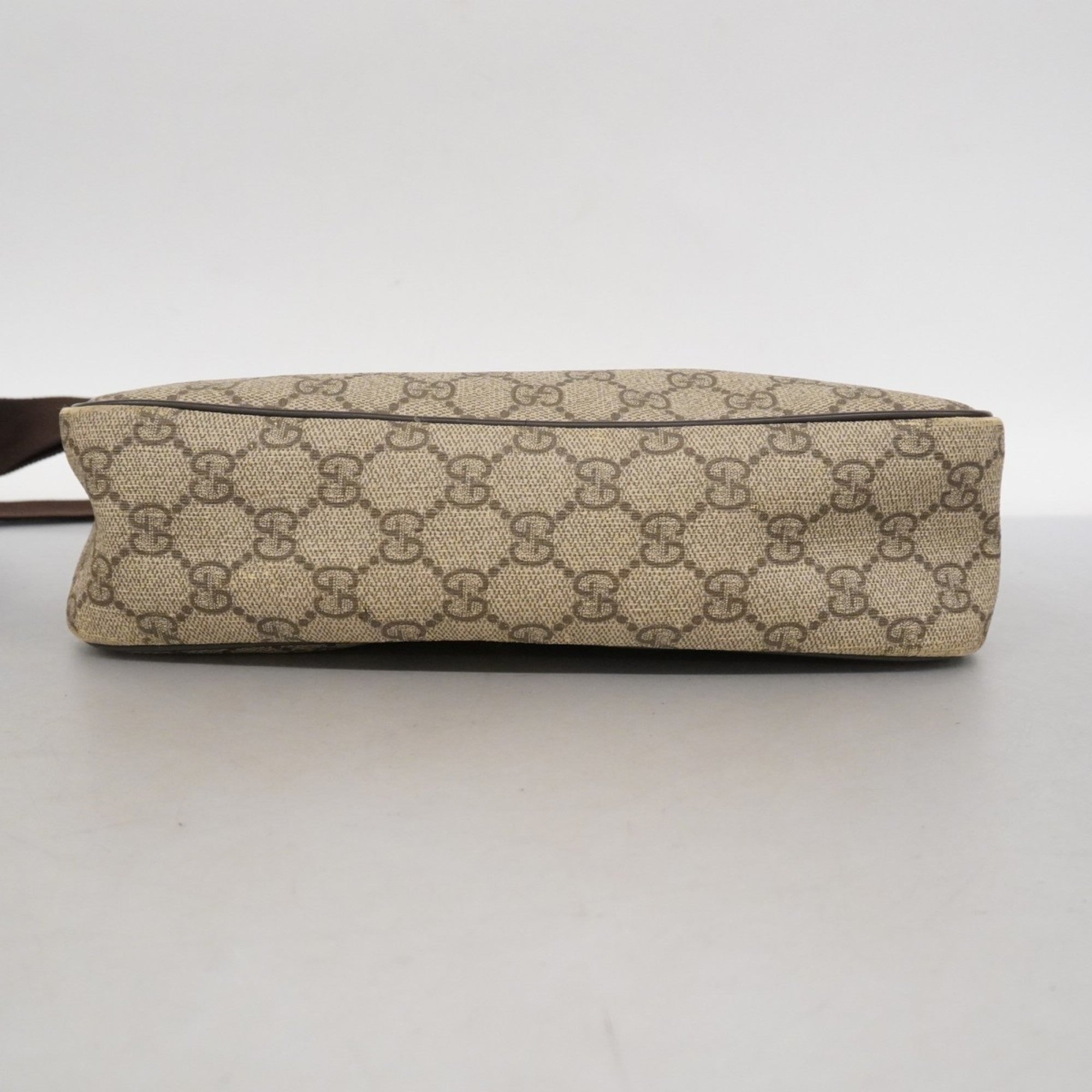 Front Zip Messenger GG Coated Canvas Medium