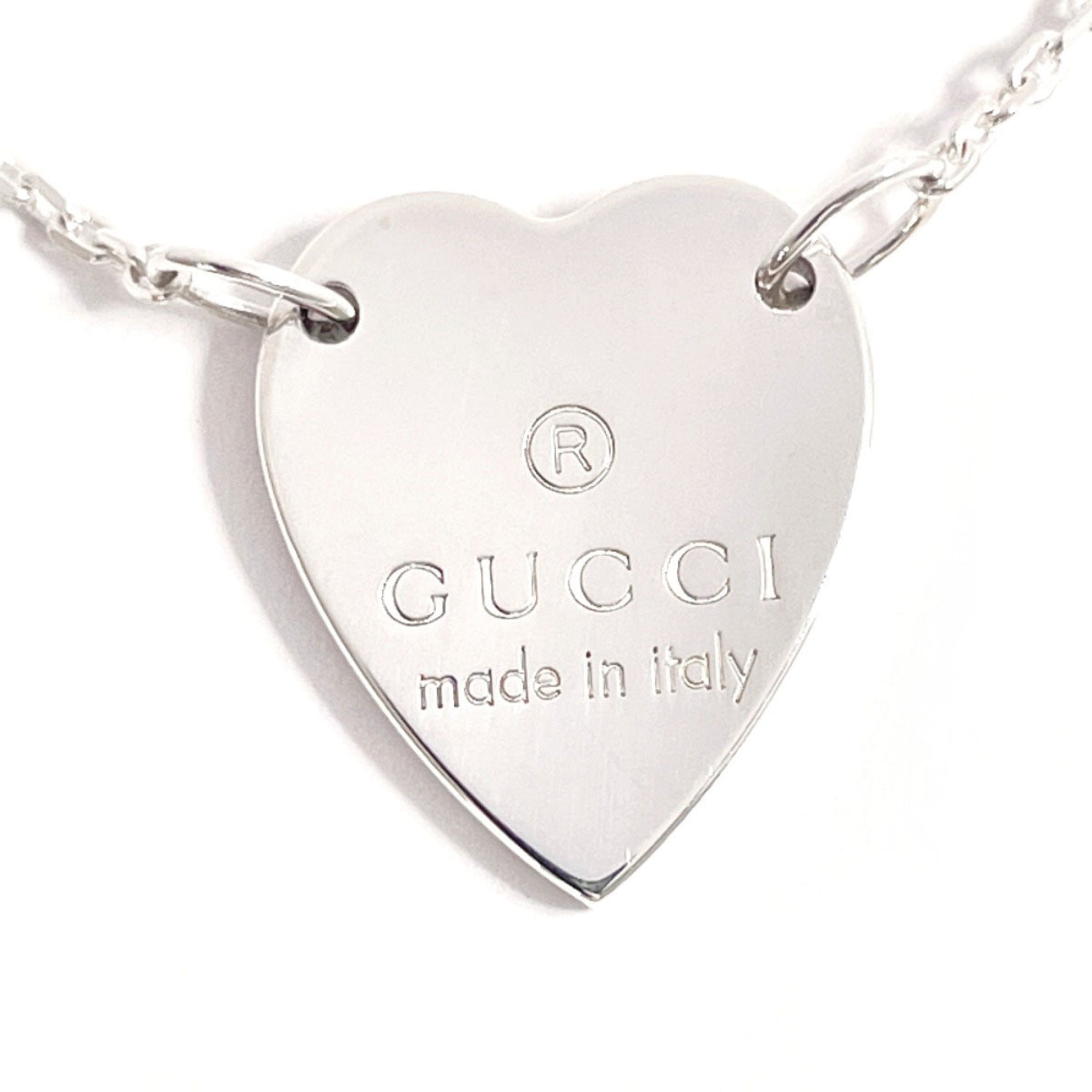 Trademark Heart Pendant Necklace Sterling Silver