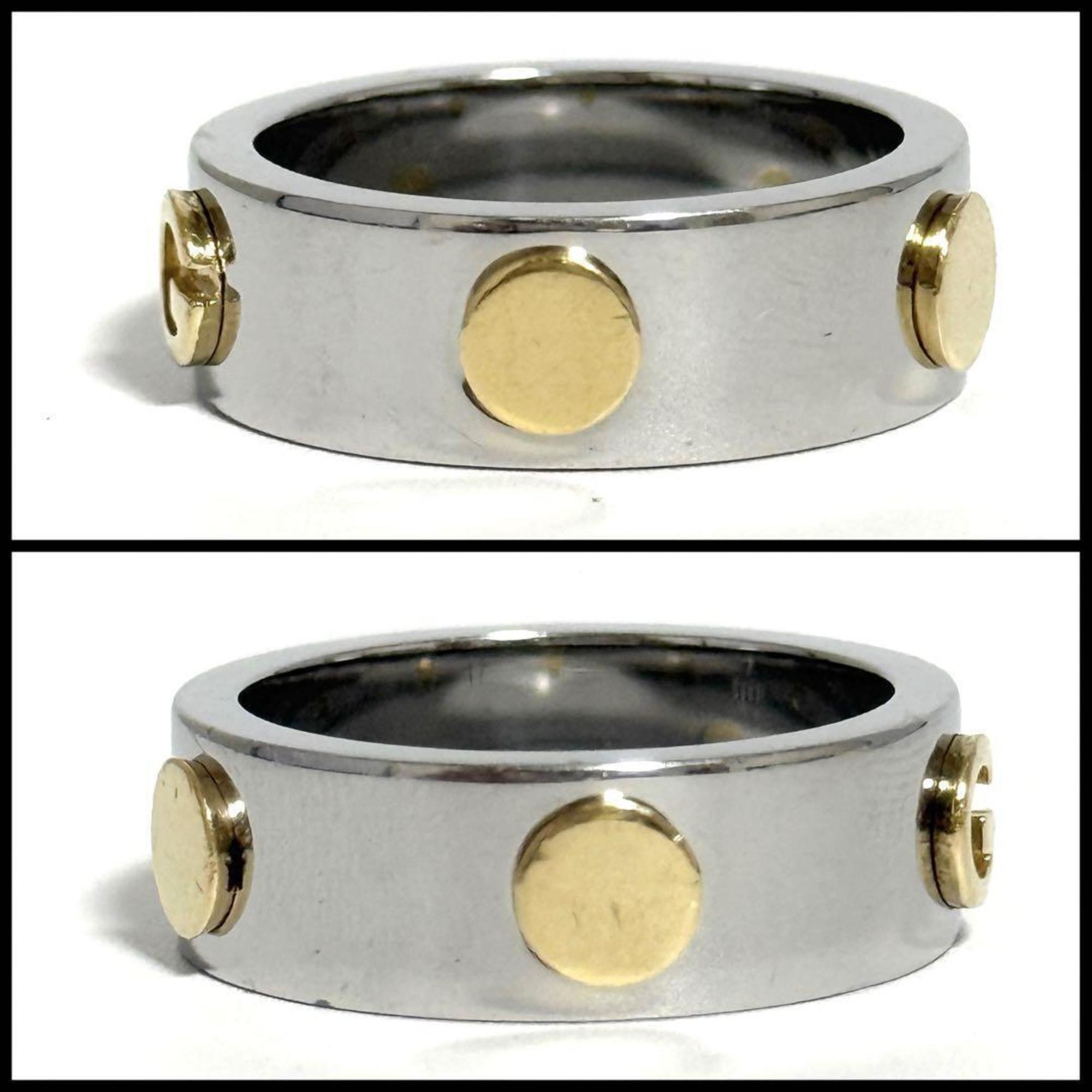 Band Ring Gold and Stainless Steel
